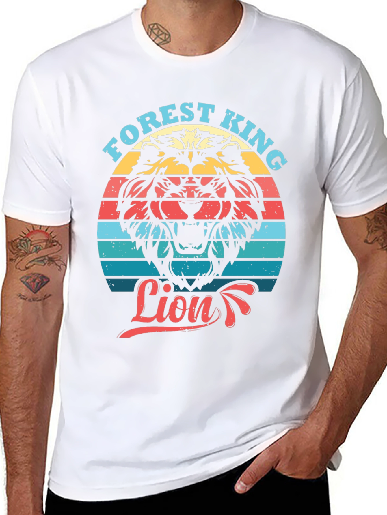 Forest King Lion Graphic Tee