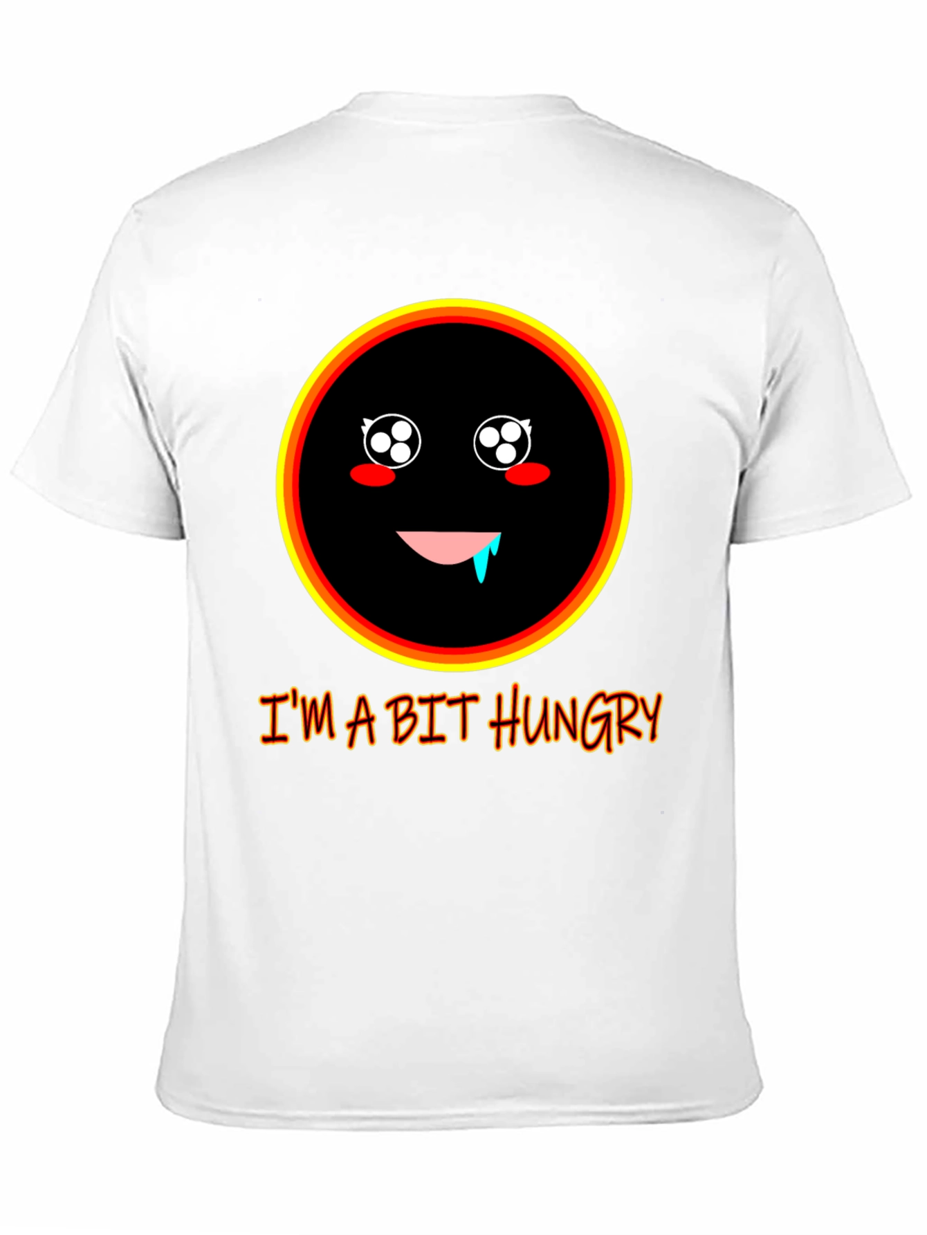 Hungry Face Graphic T-Shirt - Funny Casual Tee