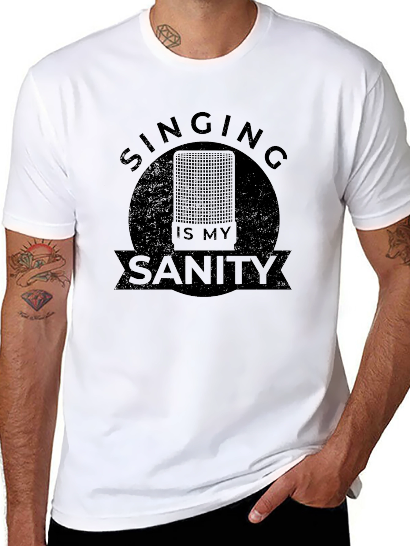 Singing Is My Sanity Graphic T-Shirt