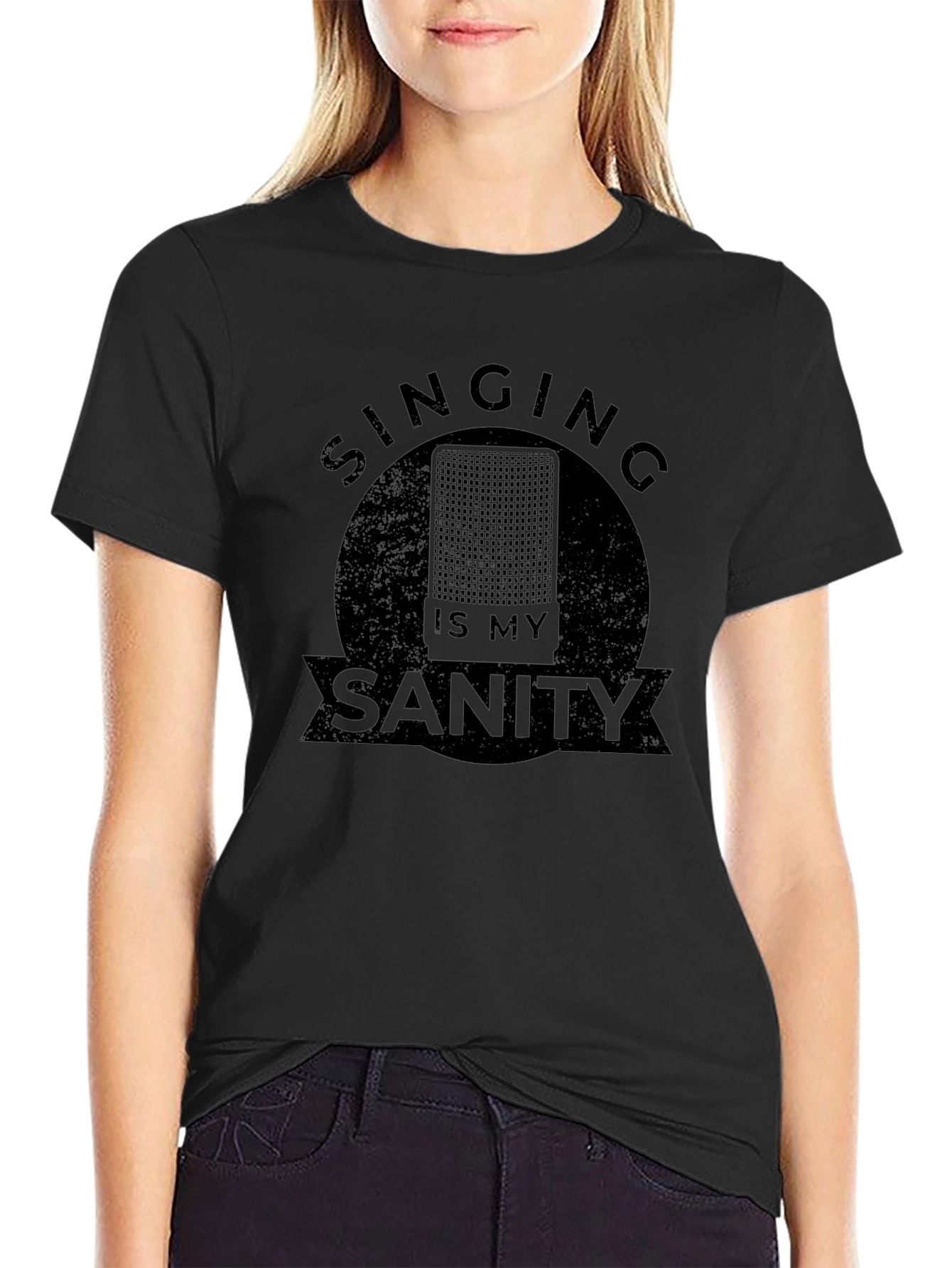 Singing Is My Sanity Graphic T-Shirt
