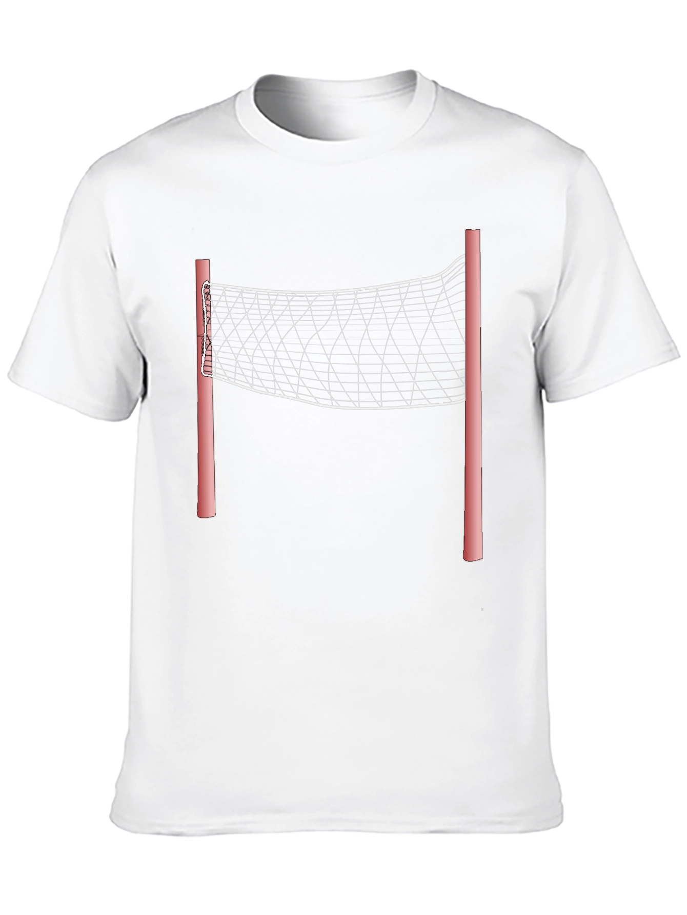 Volleyball Net Graphic Tee - Black Casual Shirt