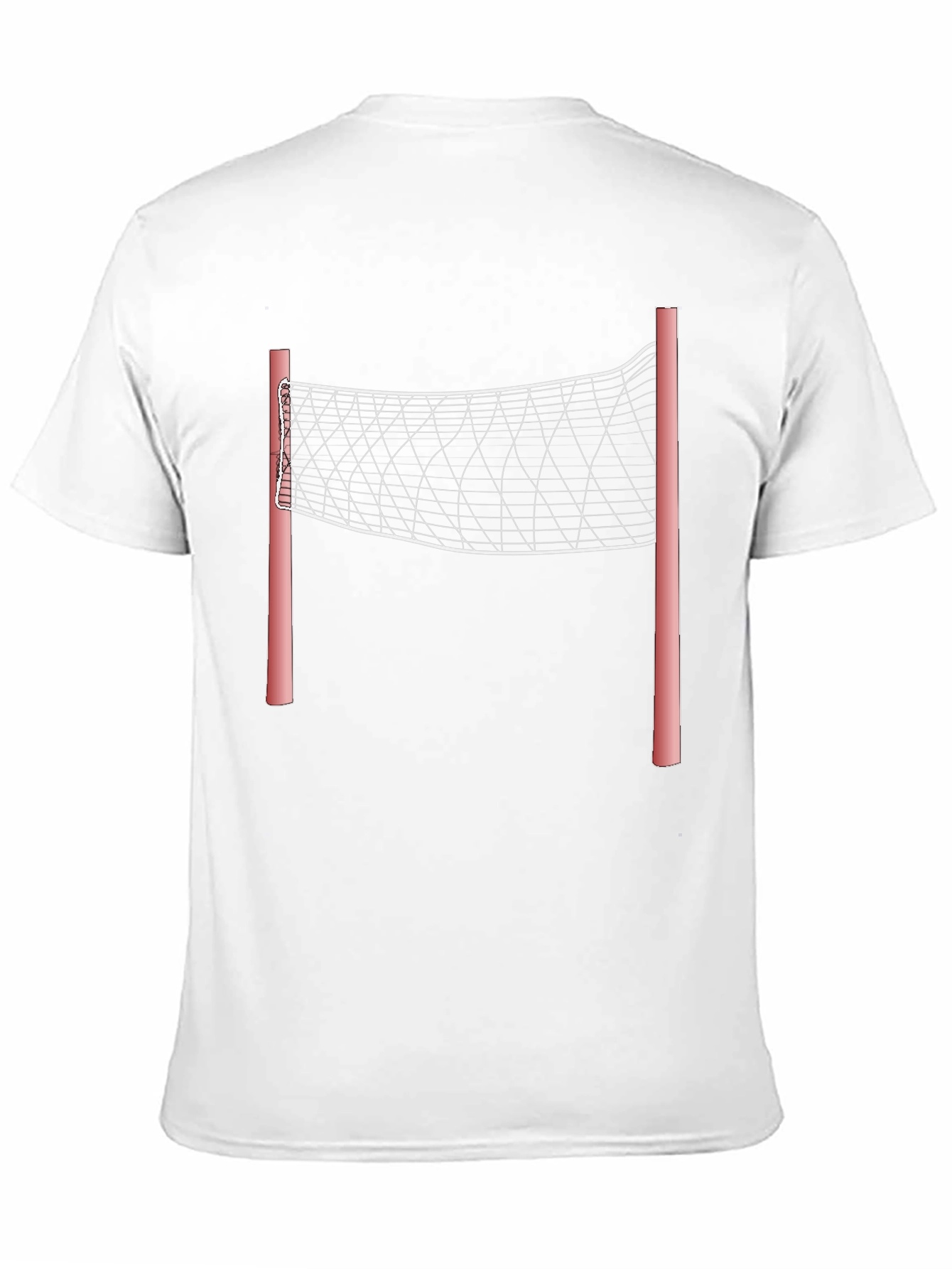 Volleyball Net Graphic Tee - Black Casual Shirt