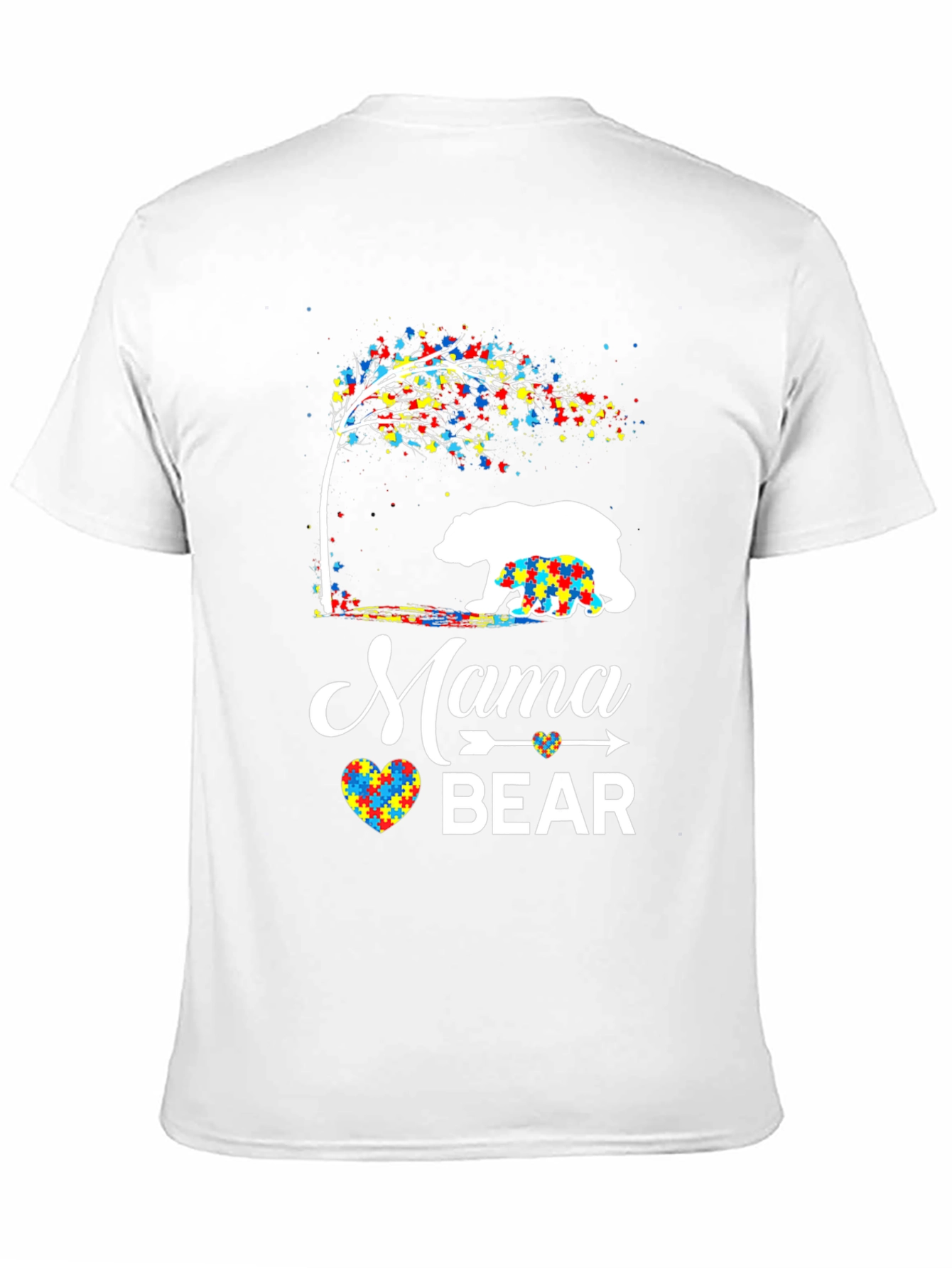 Mama Bear Autism Awareness T-Shirt