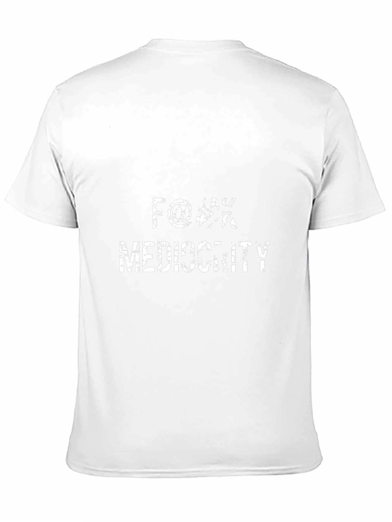 Black T-Shirt with Anti-Mediocrity Graphic