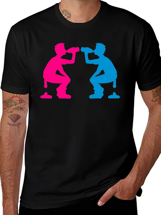 Funny Silhouette Drinking T-Shirt