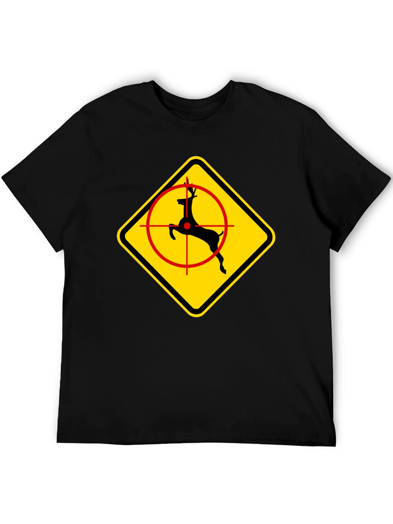 Deer Crossing Funny T-Shirt