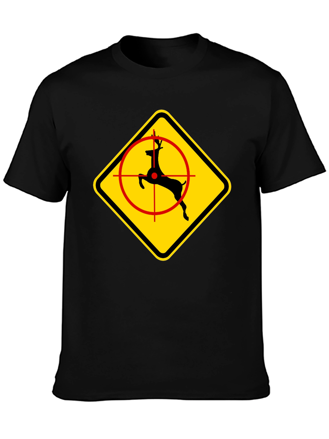 Deer Crossing Funny T-Shirt