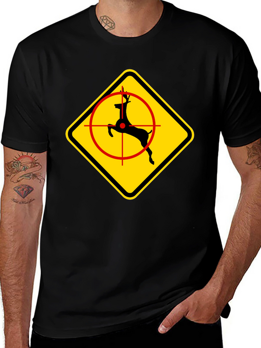 Deer Crossing Funny T-Shirt