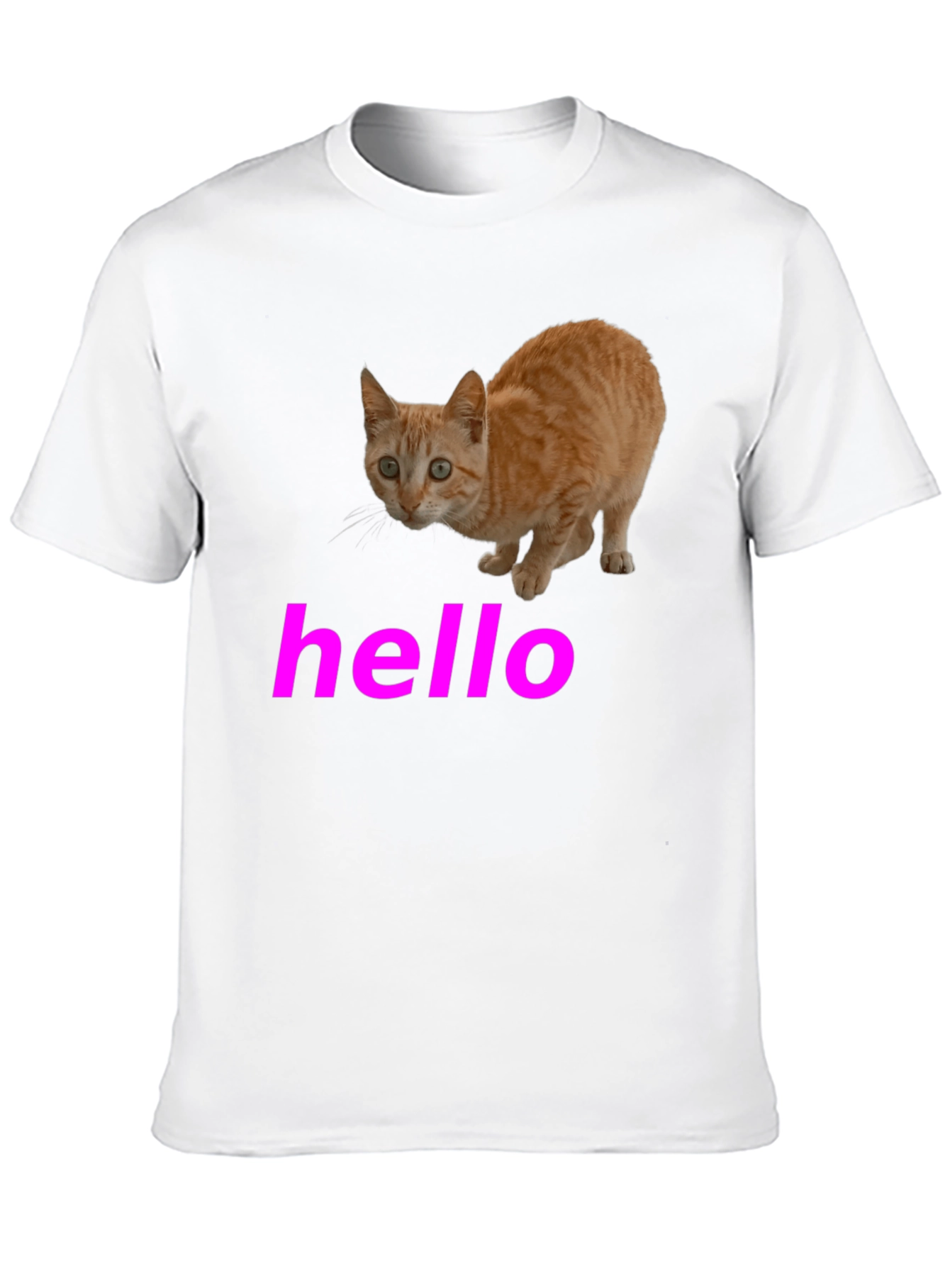 Cat Graphic Tee - Hello Kitty Style