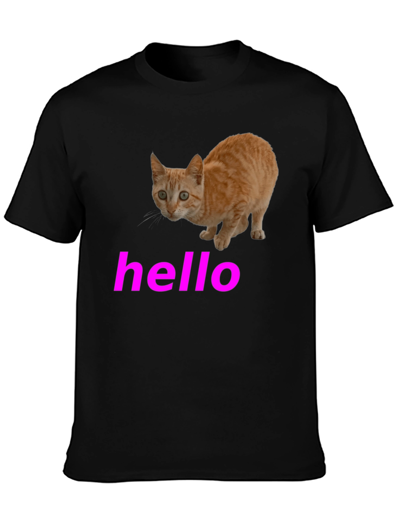 Cat Graphic Tee - Hello Kitty Style