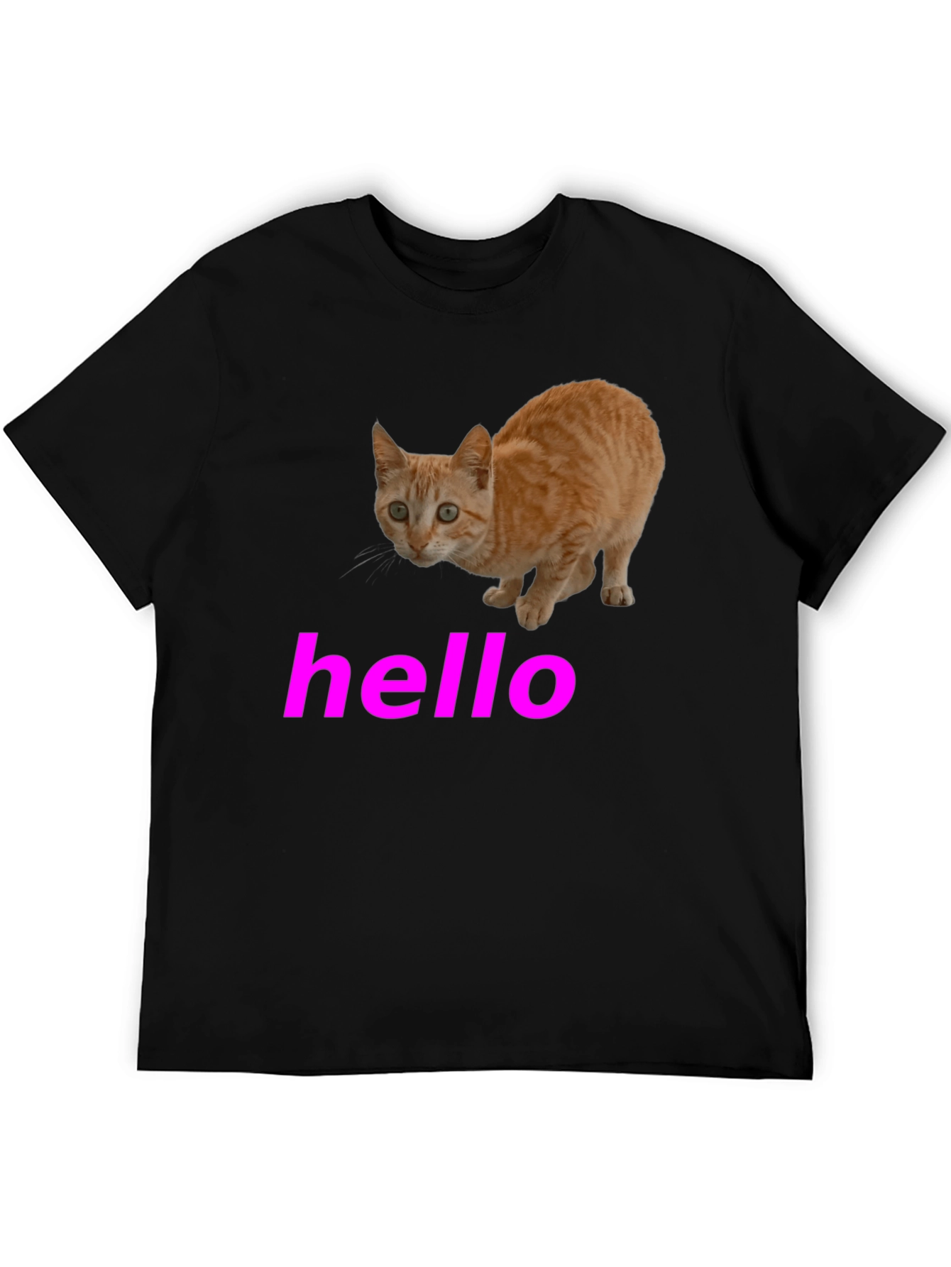 Cat Graphic Tee - Hello Kitty Style