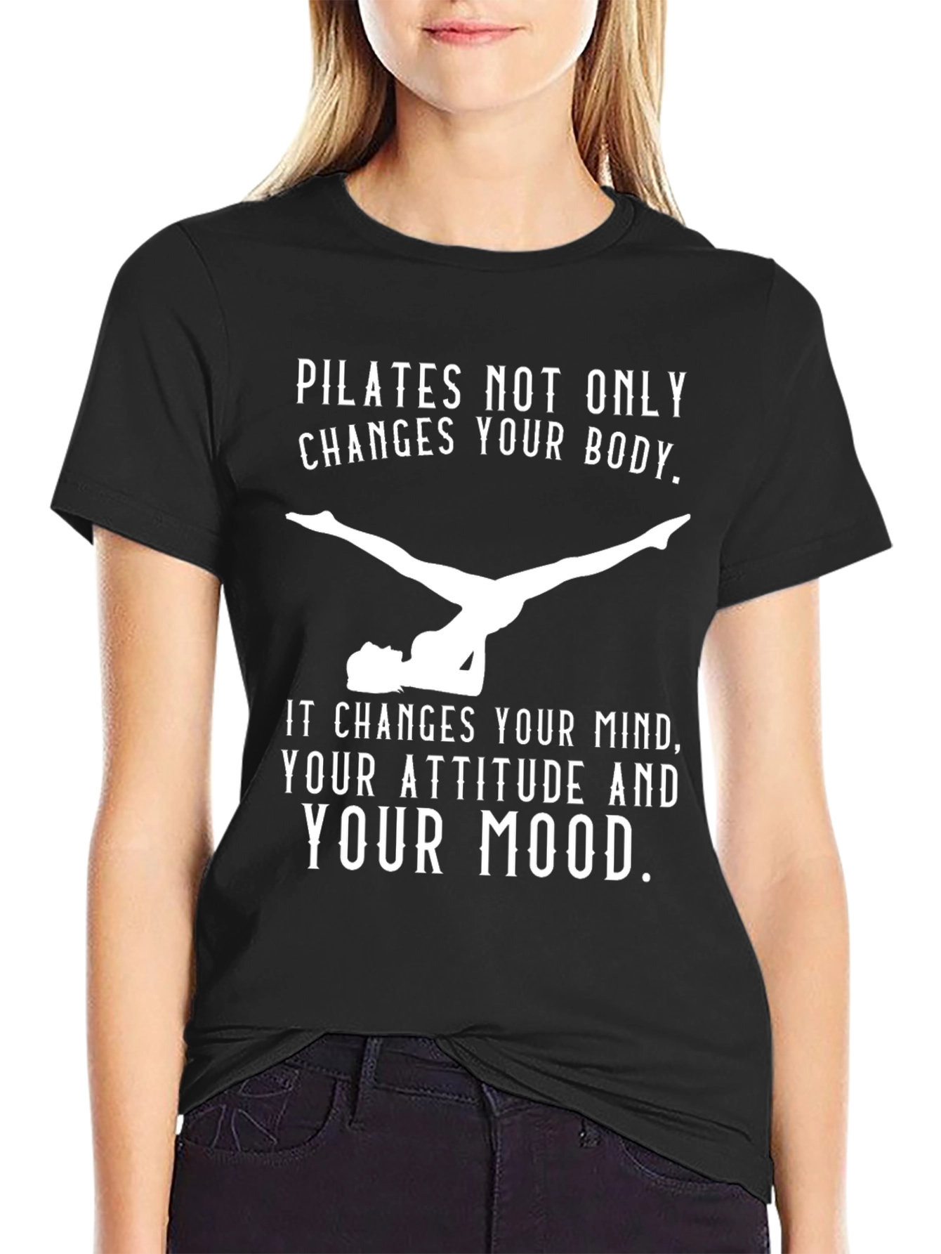 Pilates Mind & Body T-Shirt - Motivational Fitness Tee