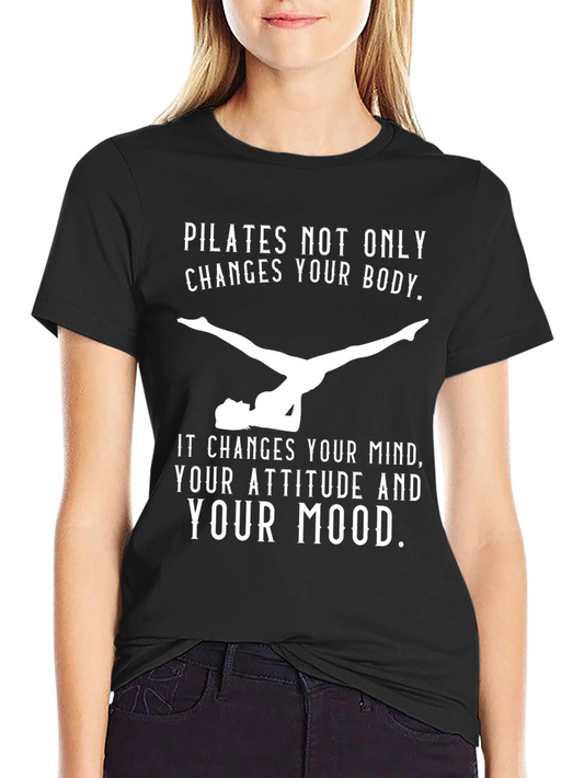 Pilates Mind & Body T-Shirt - Motivational Fitness Tee