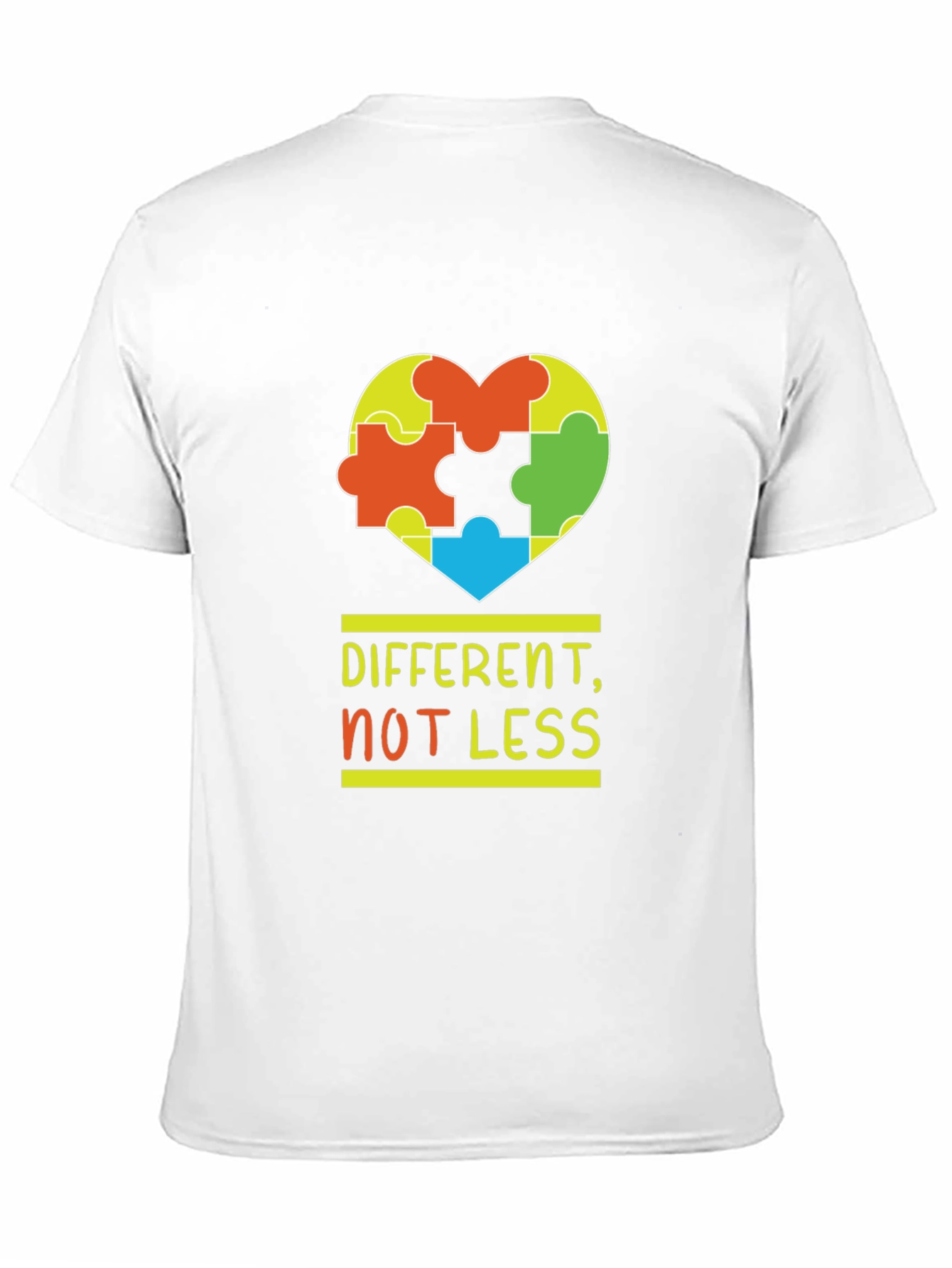 Autism Awareness T-Shirt - Different Not Less