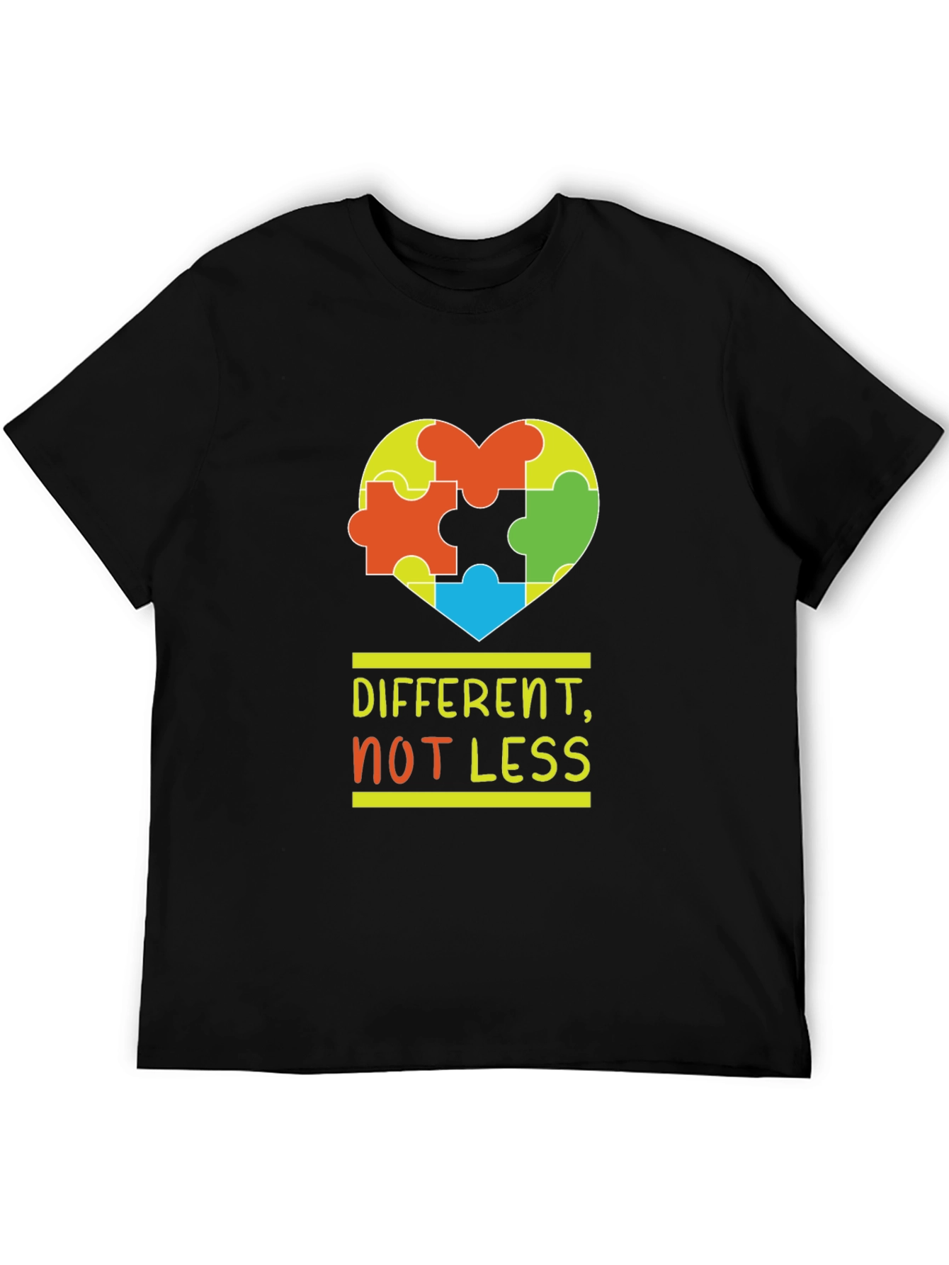 Autism Awareness T-Shirt - Different Not Less
