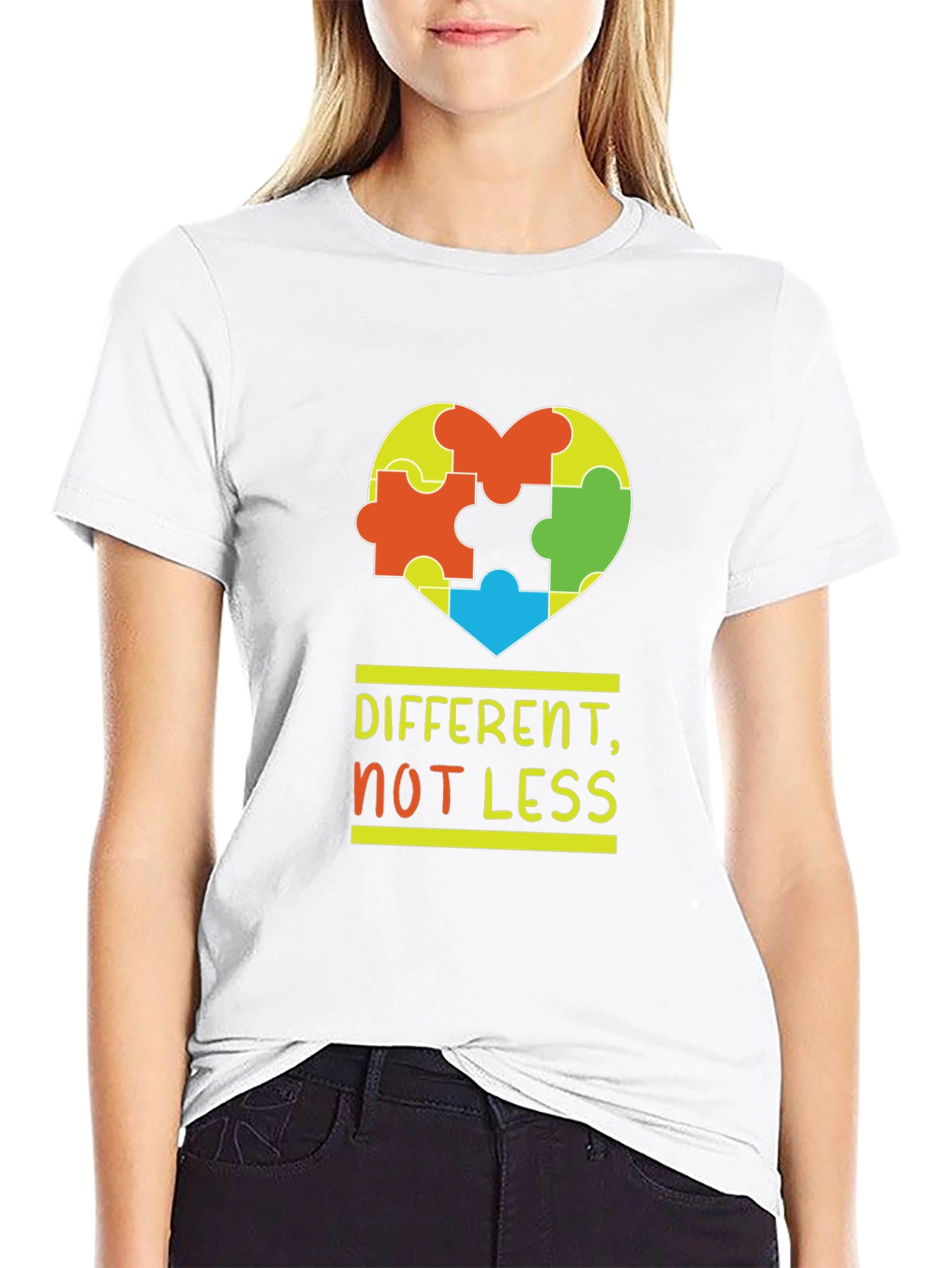 Autism Awareness T-Shirt - Different Not Less