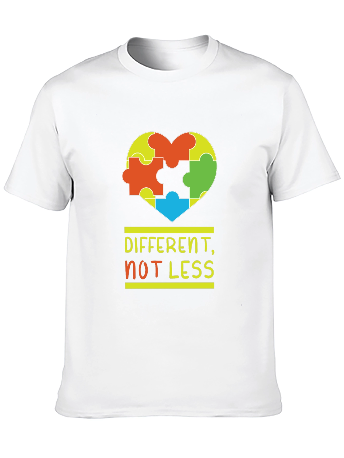 Autism Awareness T-Shirt - Different Not Less