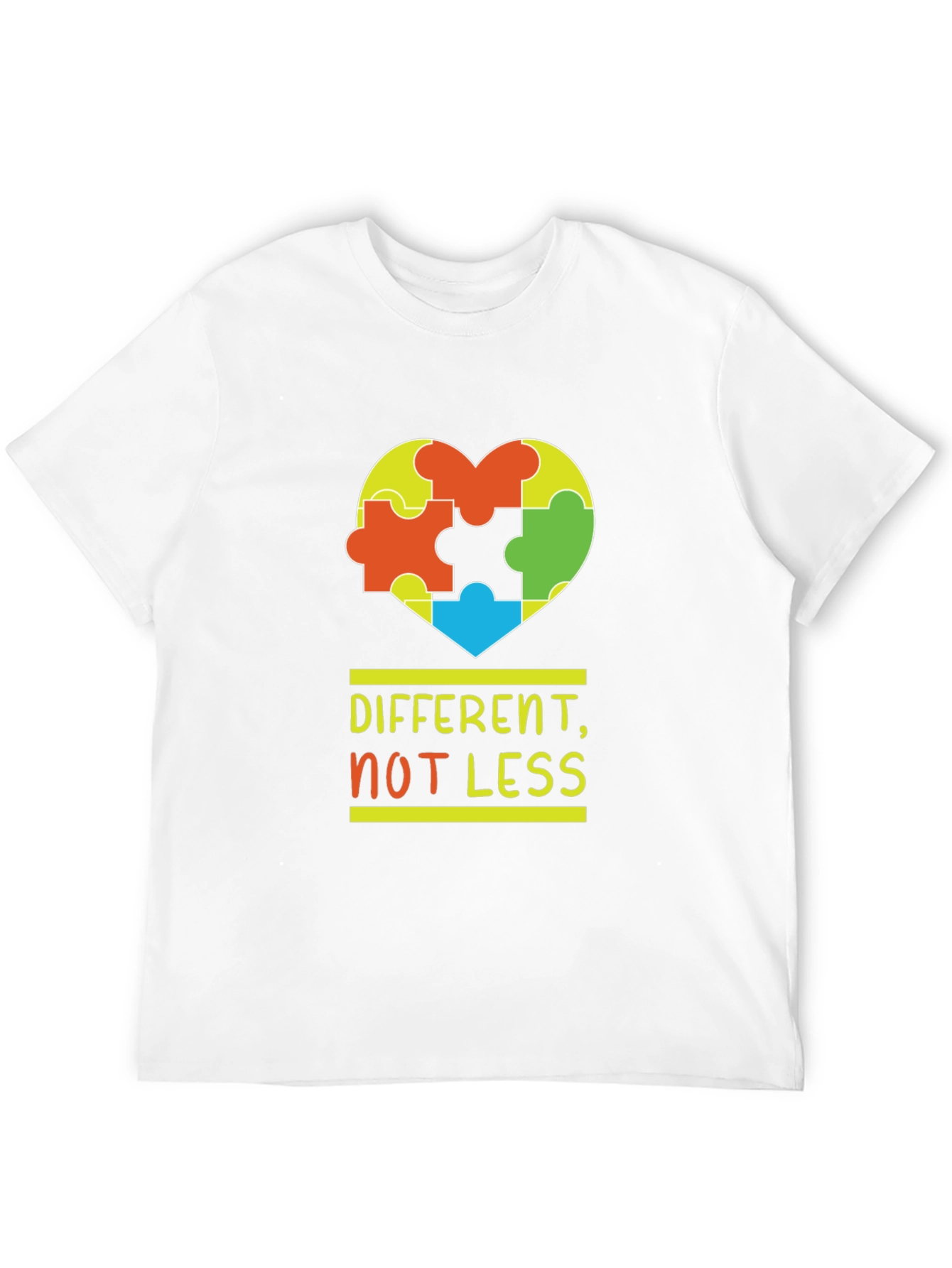 Autism Awareness T-Shirt - Different Not Less