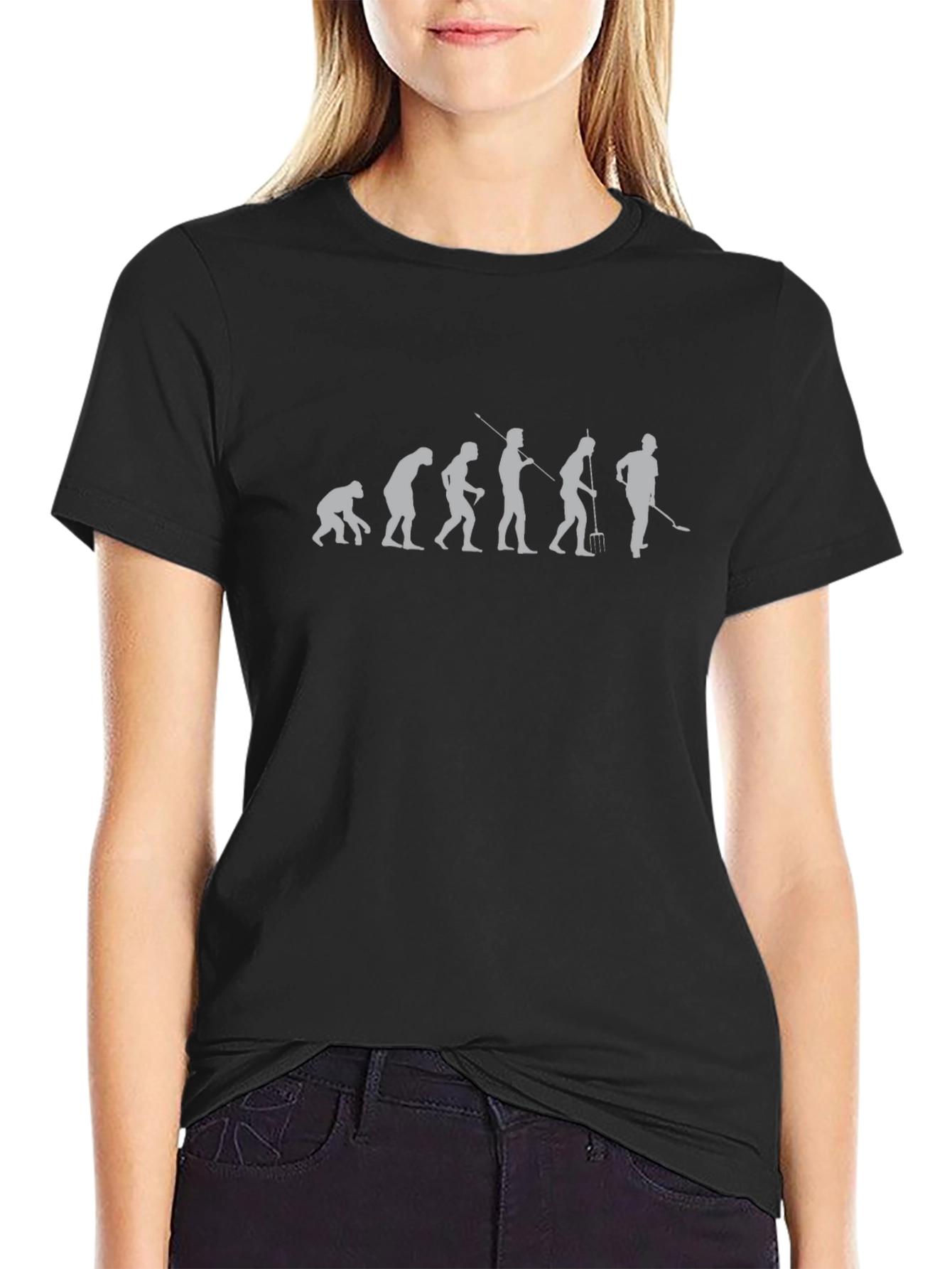 Evolution of Hockey T-Shirt - Black