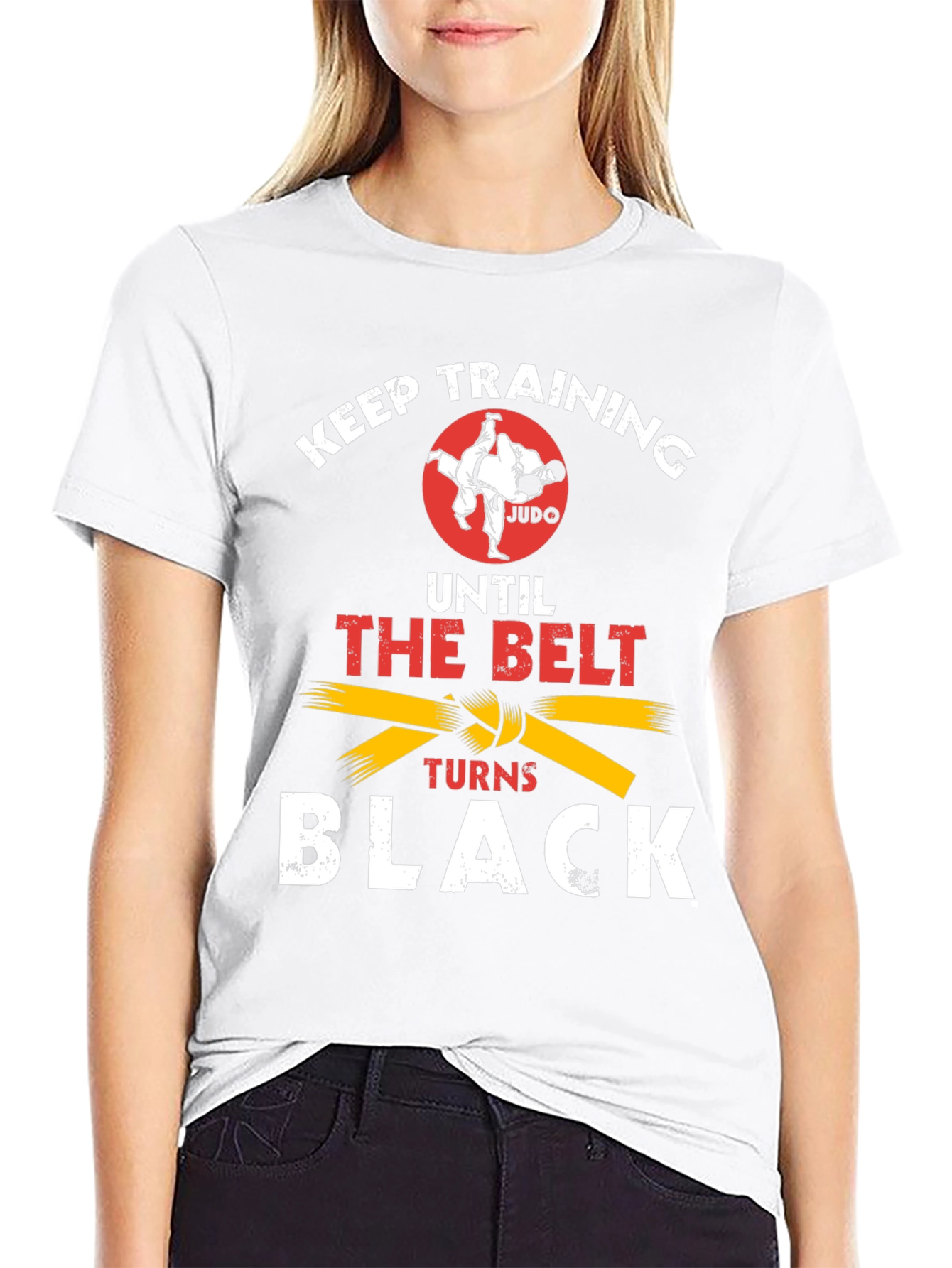 Judo Training Until Black Belt Graphic T-Shirt