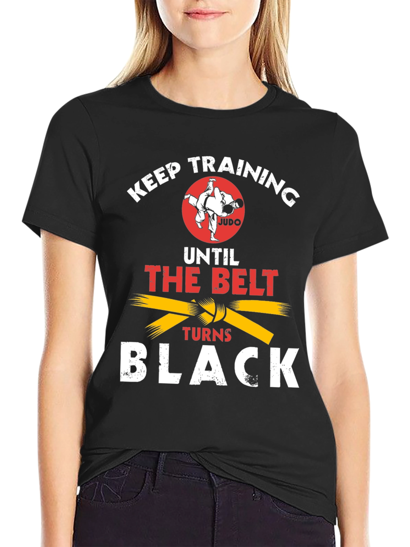 Judo Training Until Black Belt Graphic T-Shirt