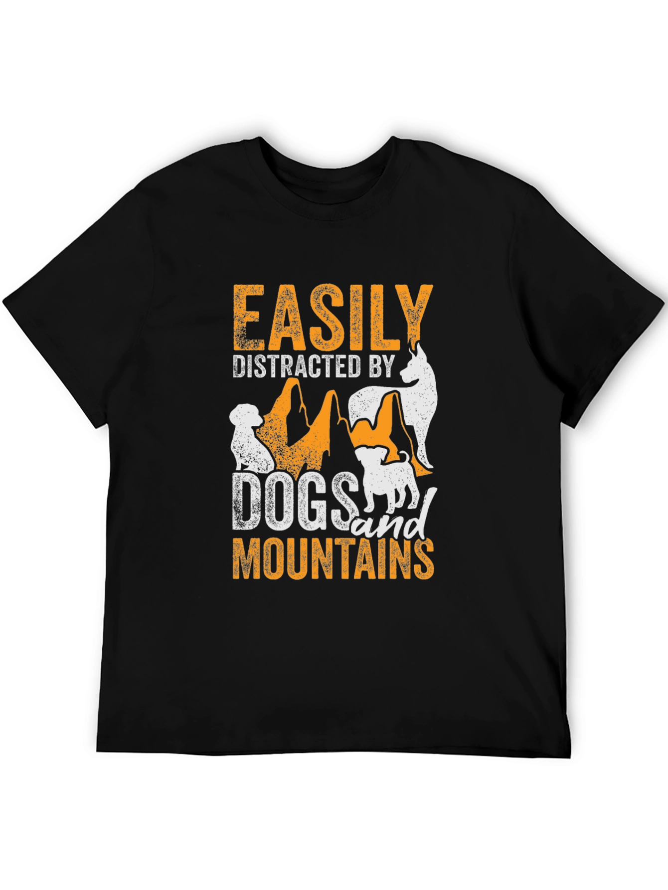 Easily Distracted by Dogs and Mountains T-Shirt