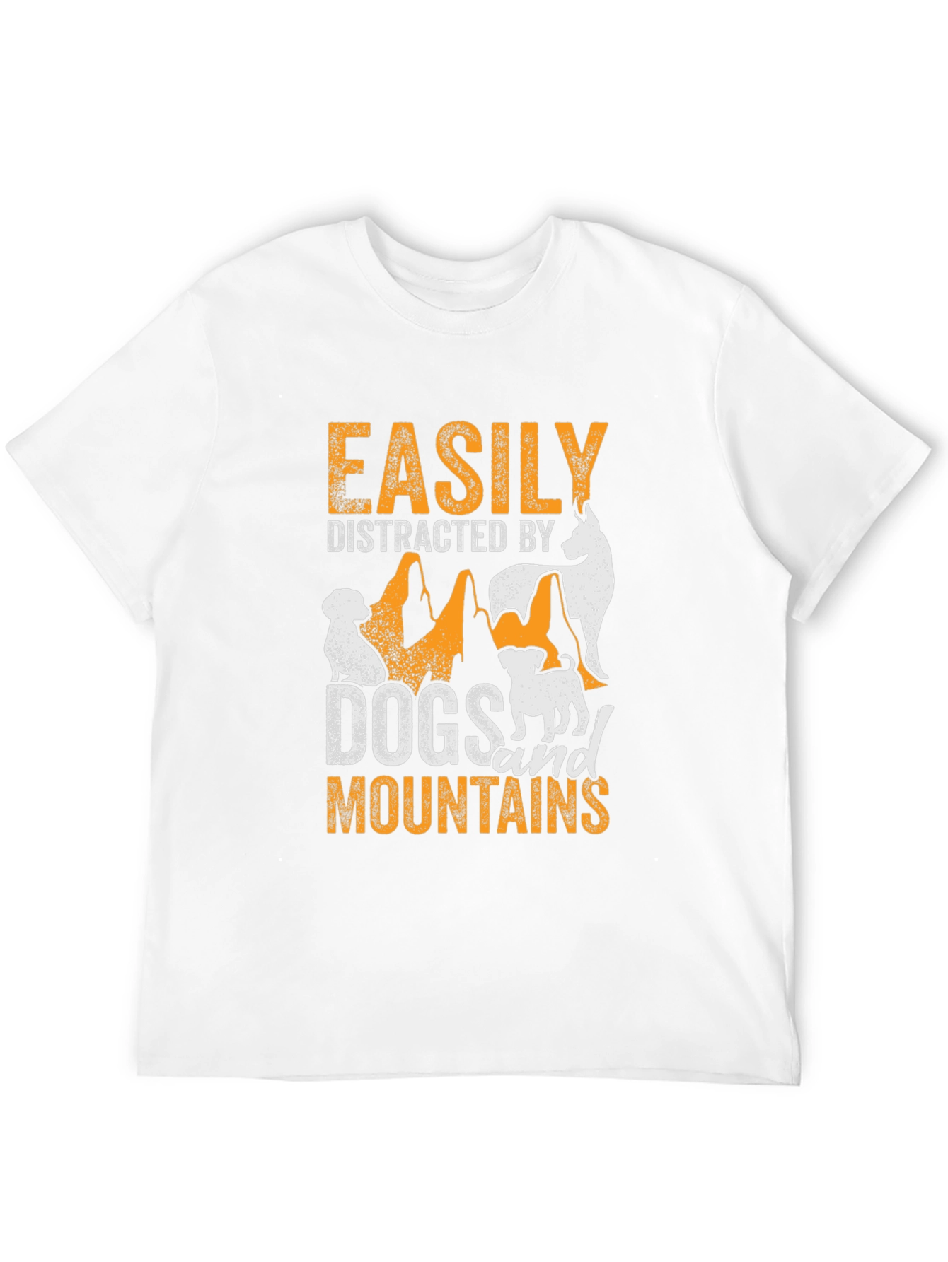 Easily Distracted by Dogs and Mountains T-Shirt