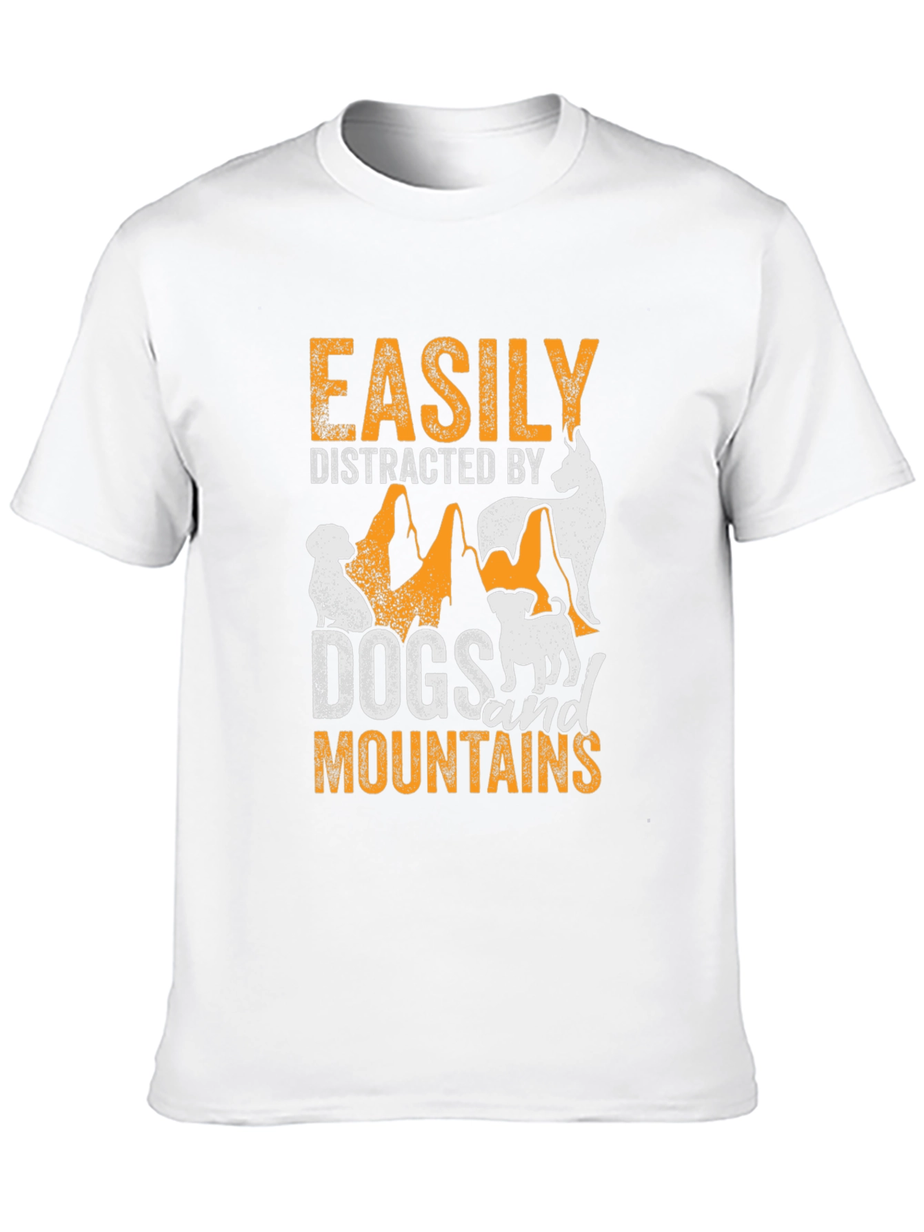 Easily Distracted by Dogs and Mountains T-Shirt