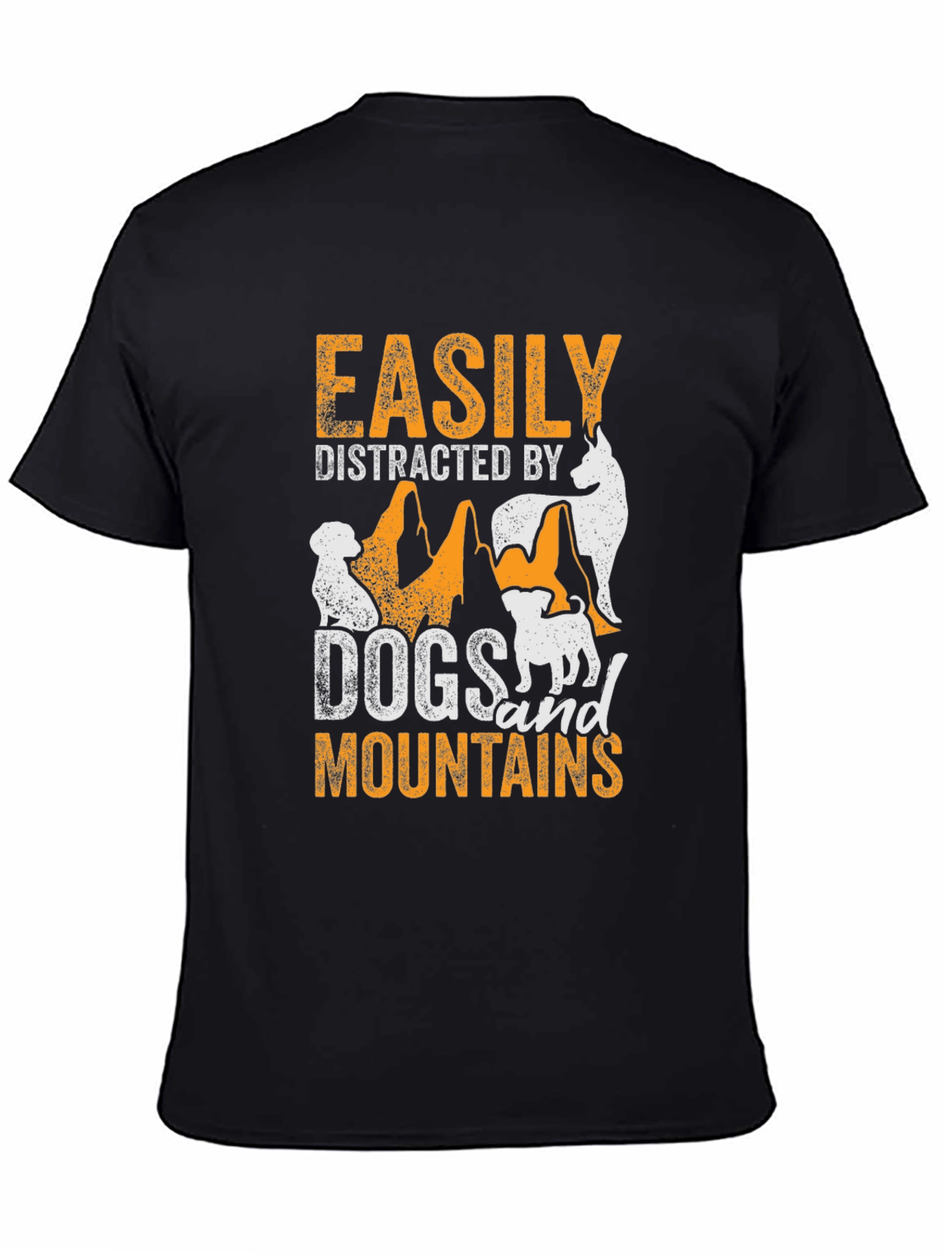 Easily Distracted by Dogs and Mountains T-Shirt