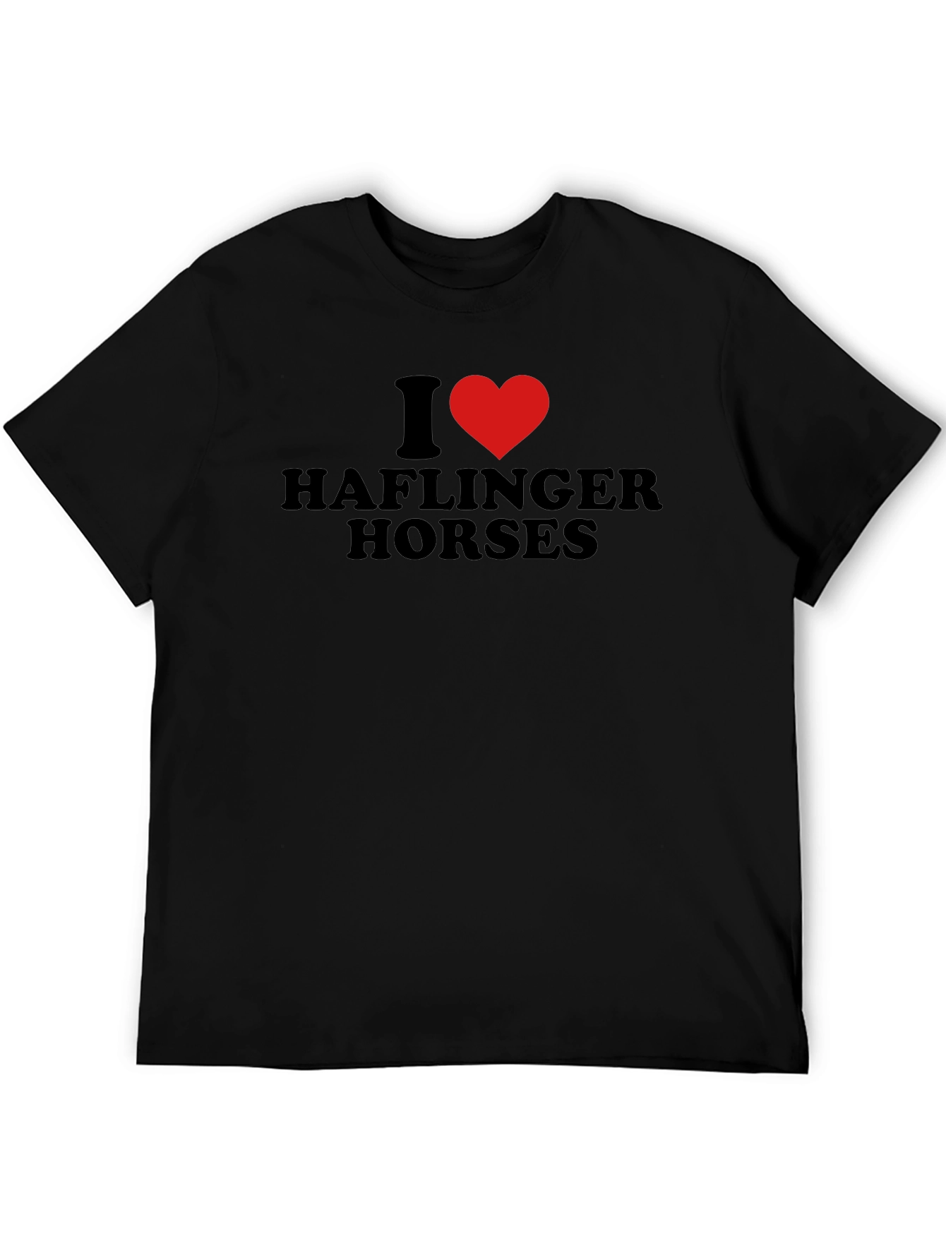 I Heart Haflinger Horses Graphic Tee