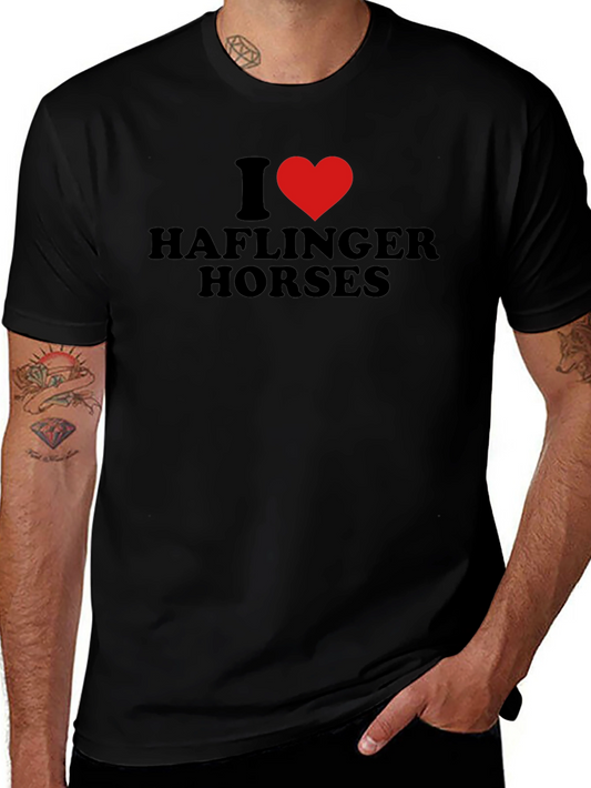 I Heart Haflinger Horses Graphic Tee