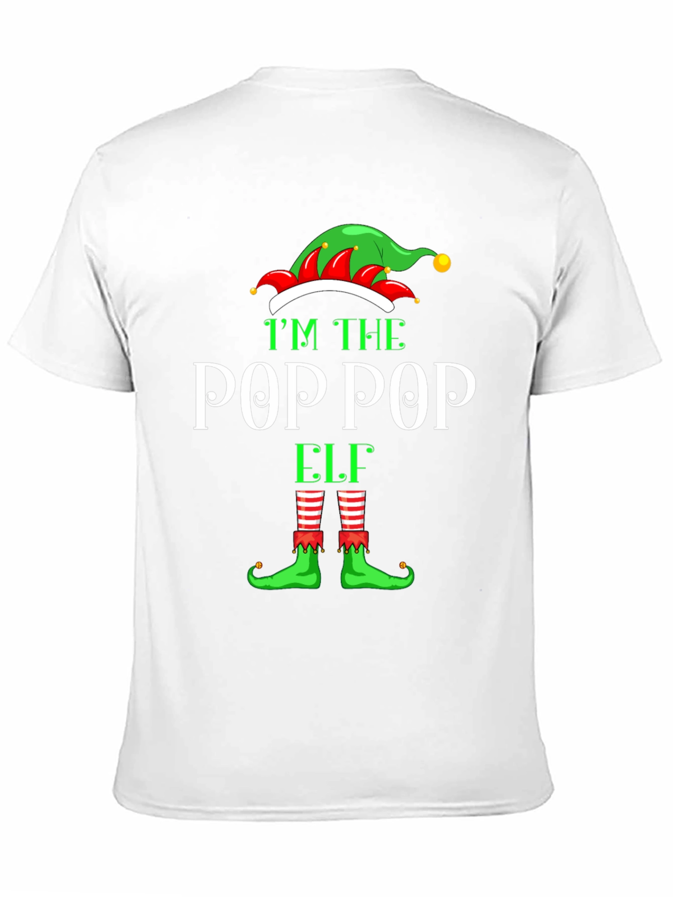 Im The Pop Pop Elf Graphic Tee