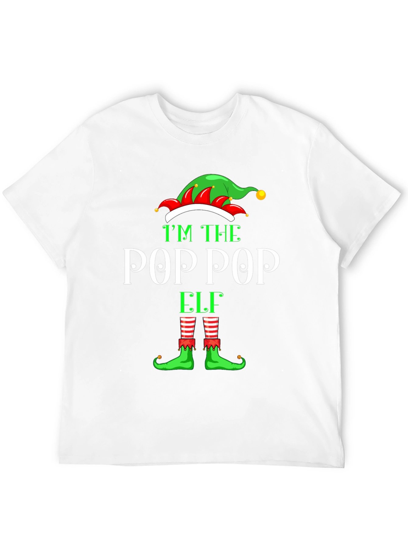 Im The Pop Pop Elf Graphic Tee