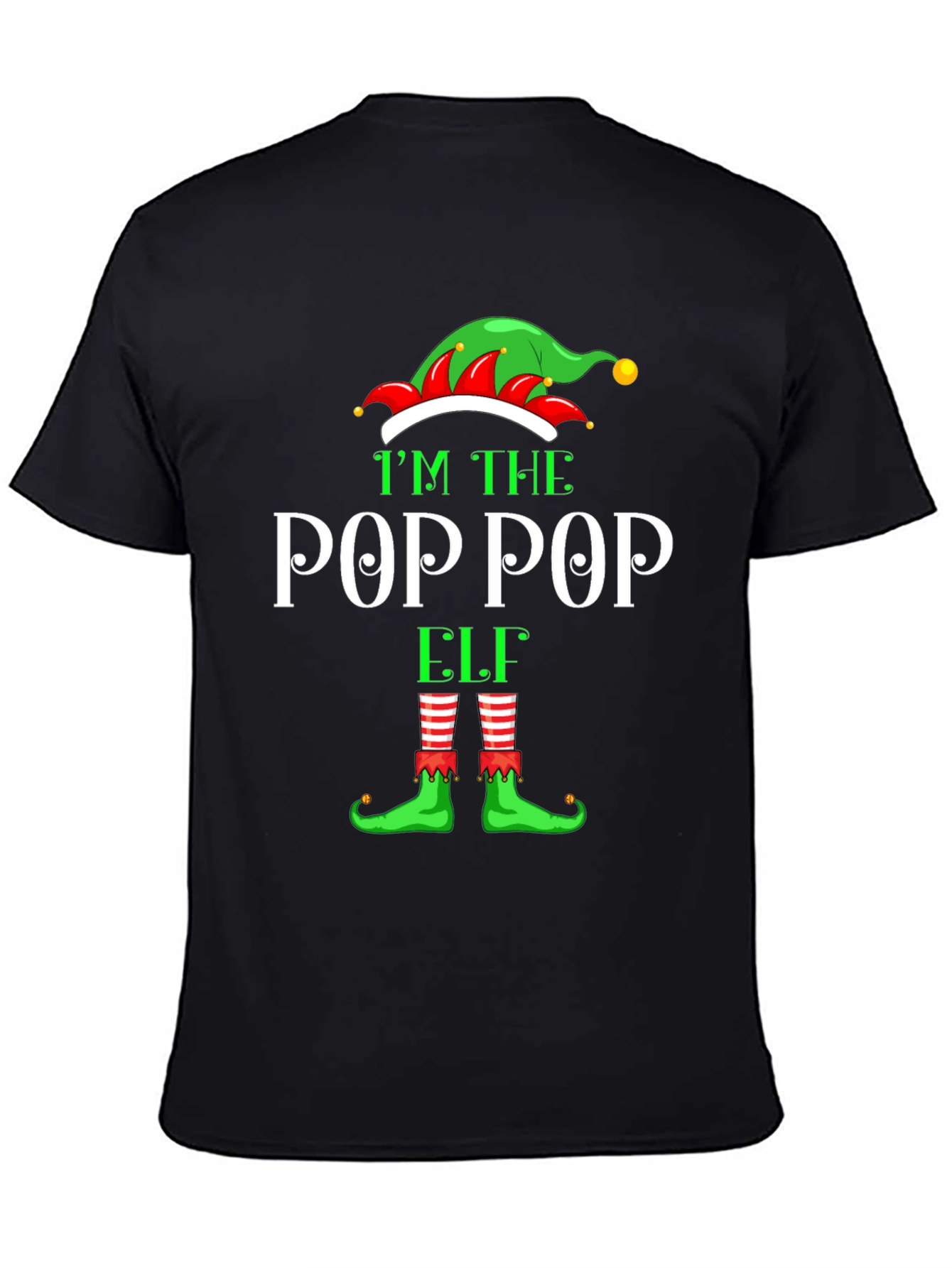 Im The Pop Pop Elf Graphic Tee