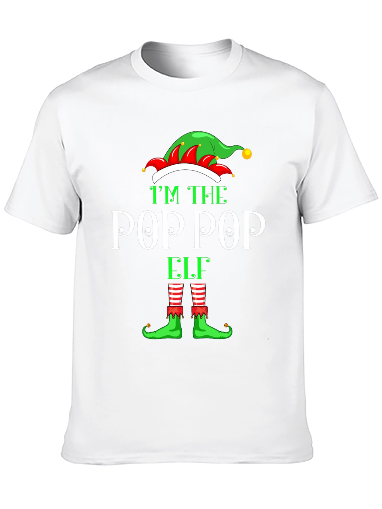 Im The Pop Pop Elf Graphic Tee