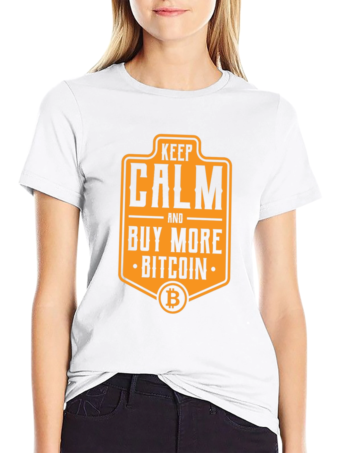 Keep Calm Buy Bitcoin Graphic T-Shirt