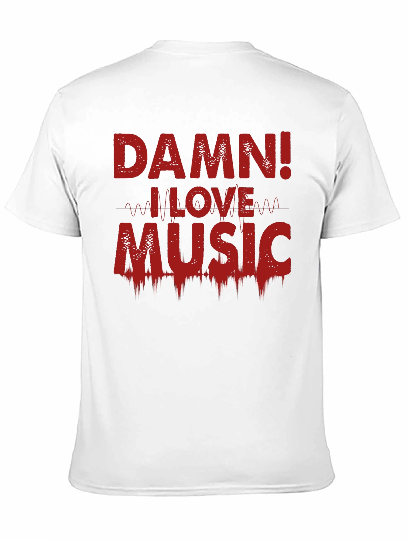 Damn! I Love Music Graphic Tee
