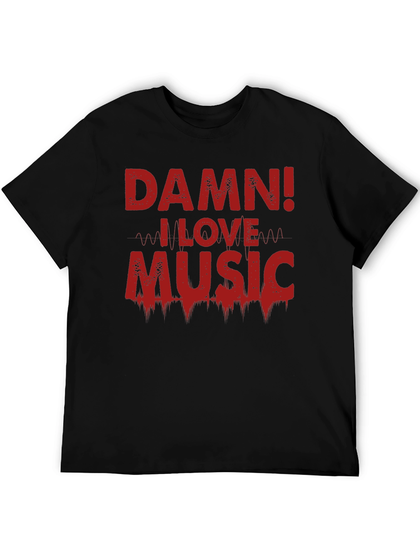 Damn! I Love Music Graphic Tee