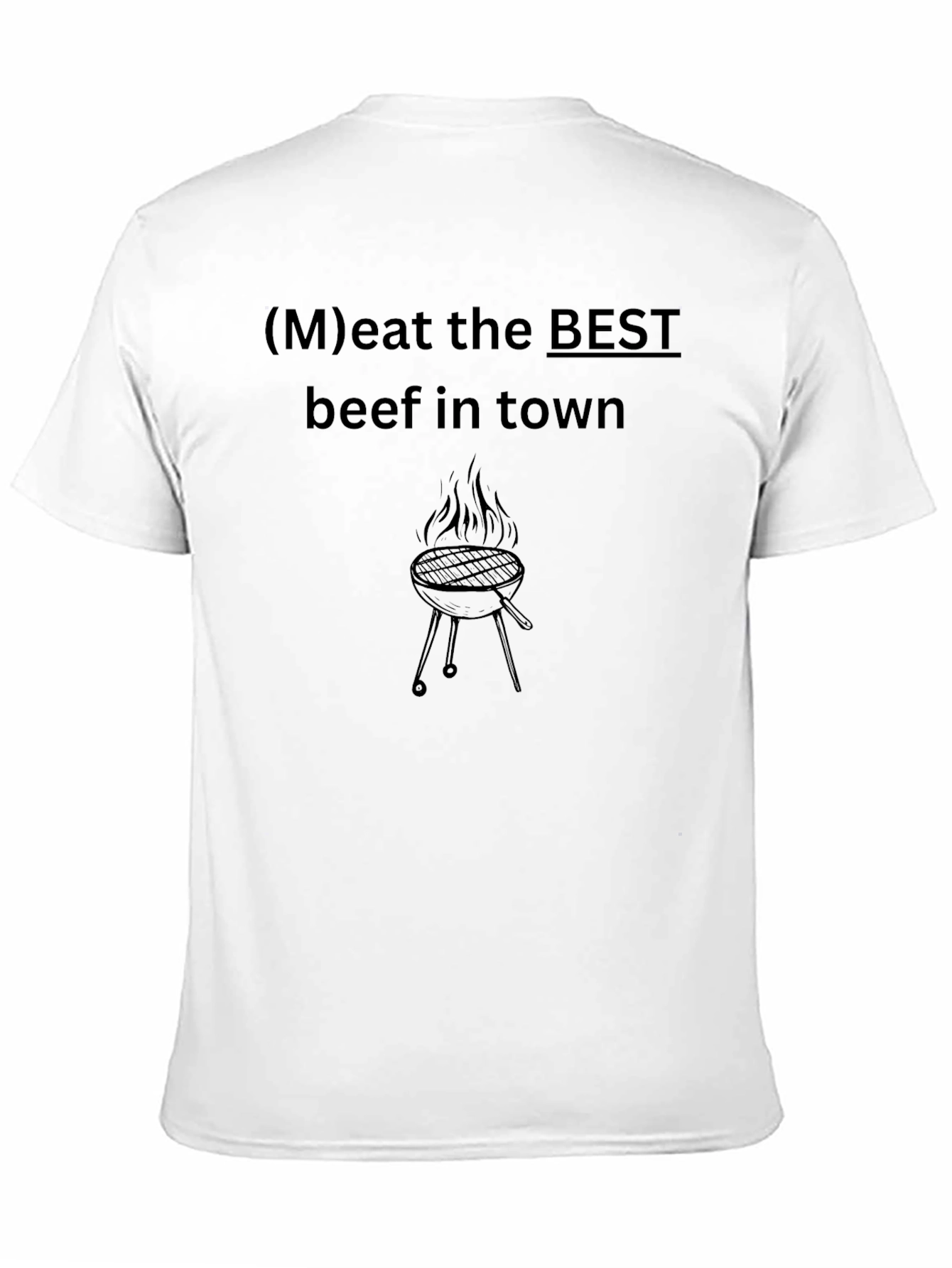 BBQ Meat the Best Black T-Shirt