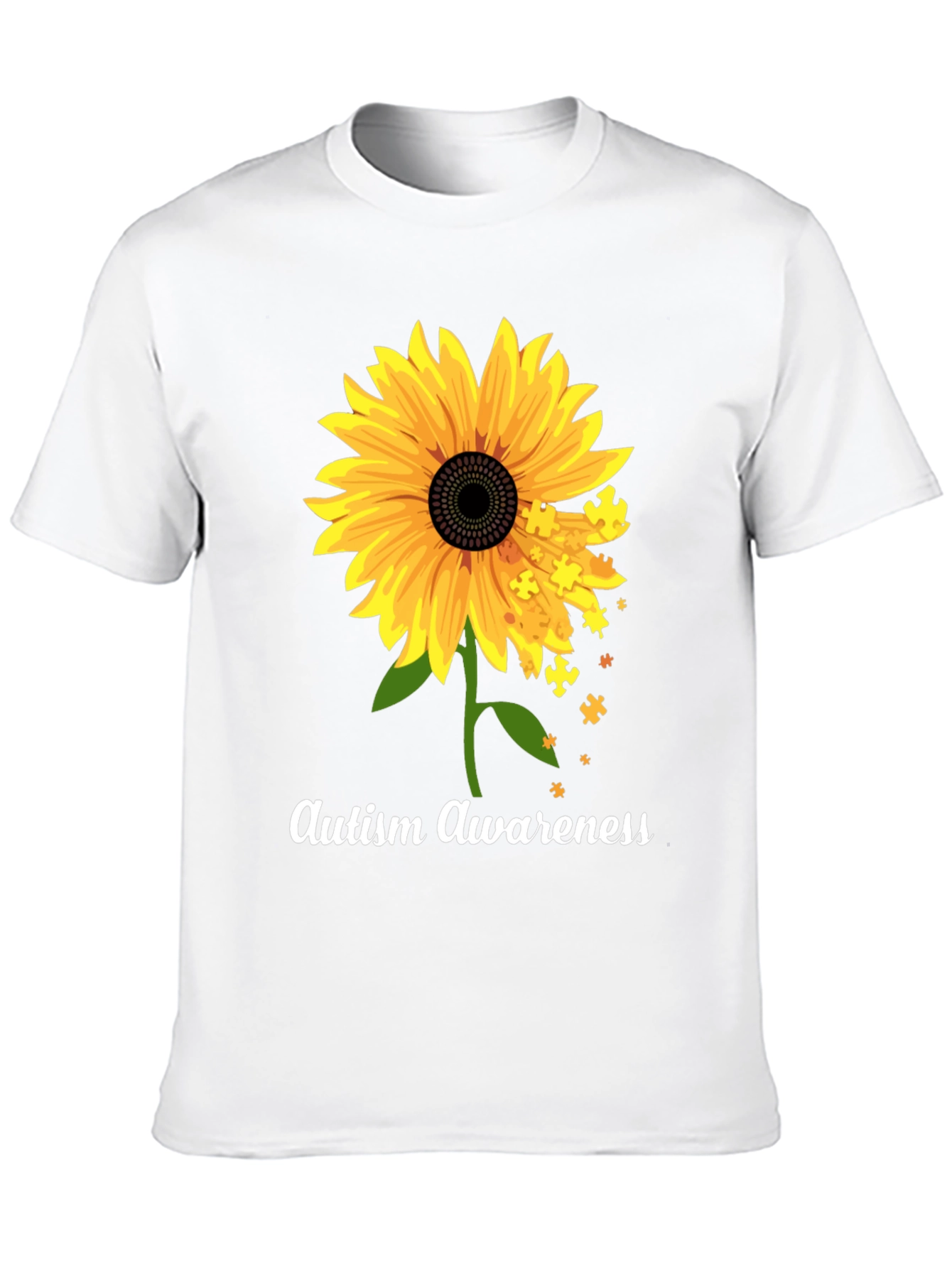 Autism Awareness Sunflower T-Shirt