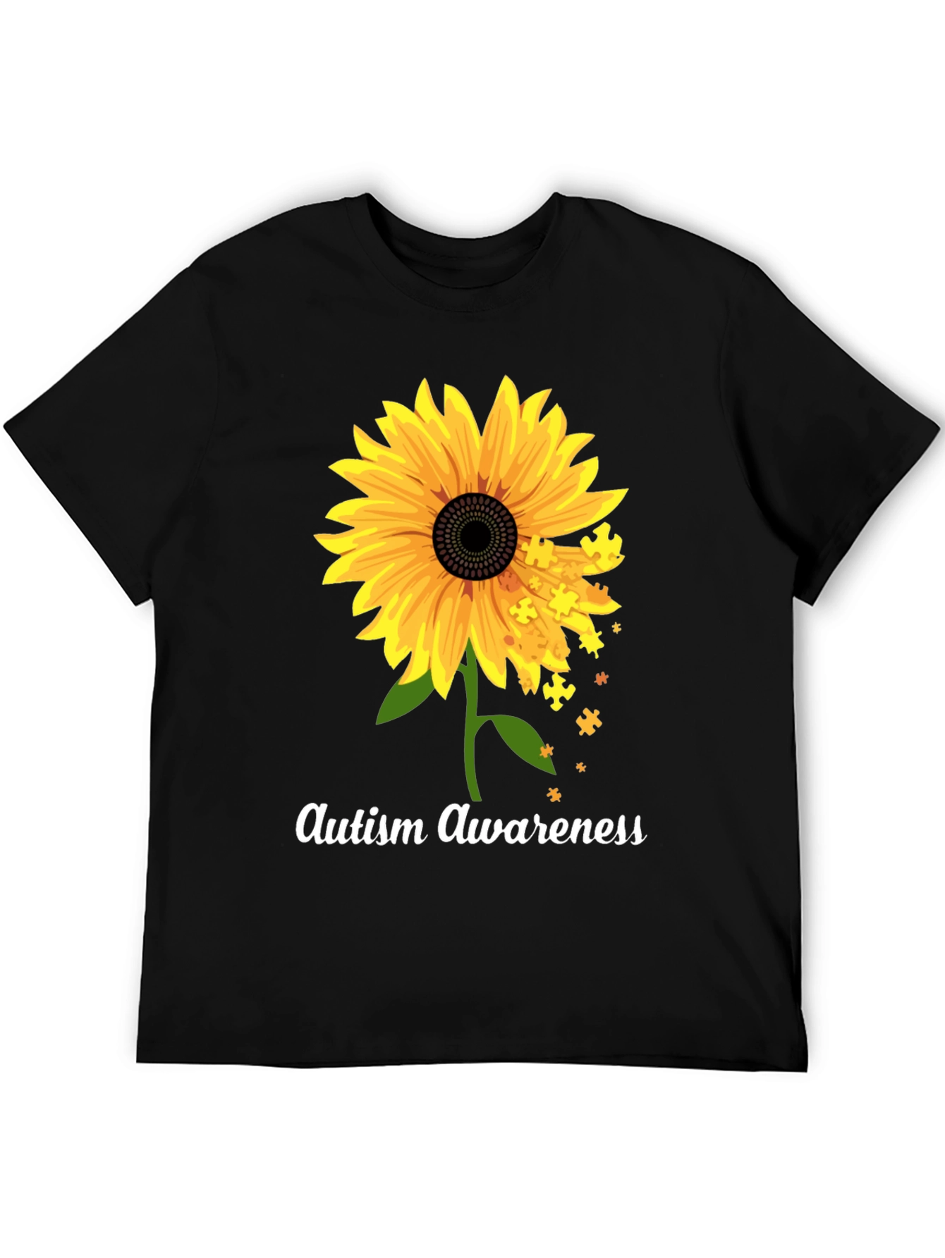 Autism Awareness Sunflower T-Shirt