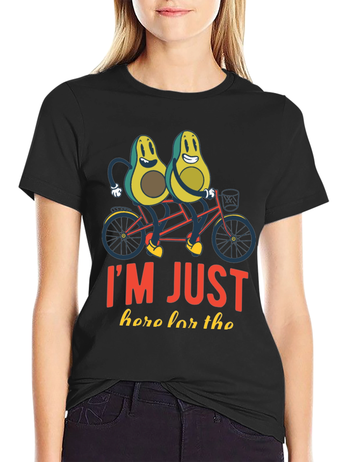Avocado Tandem Bike Graphic Tee