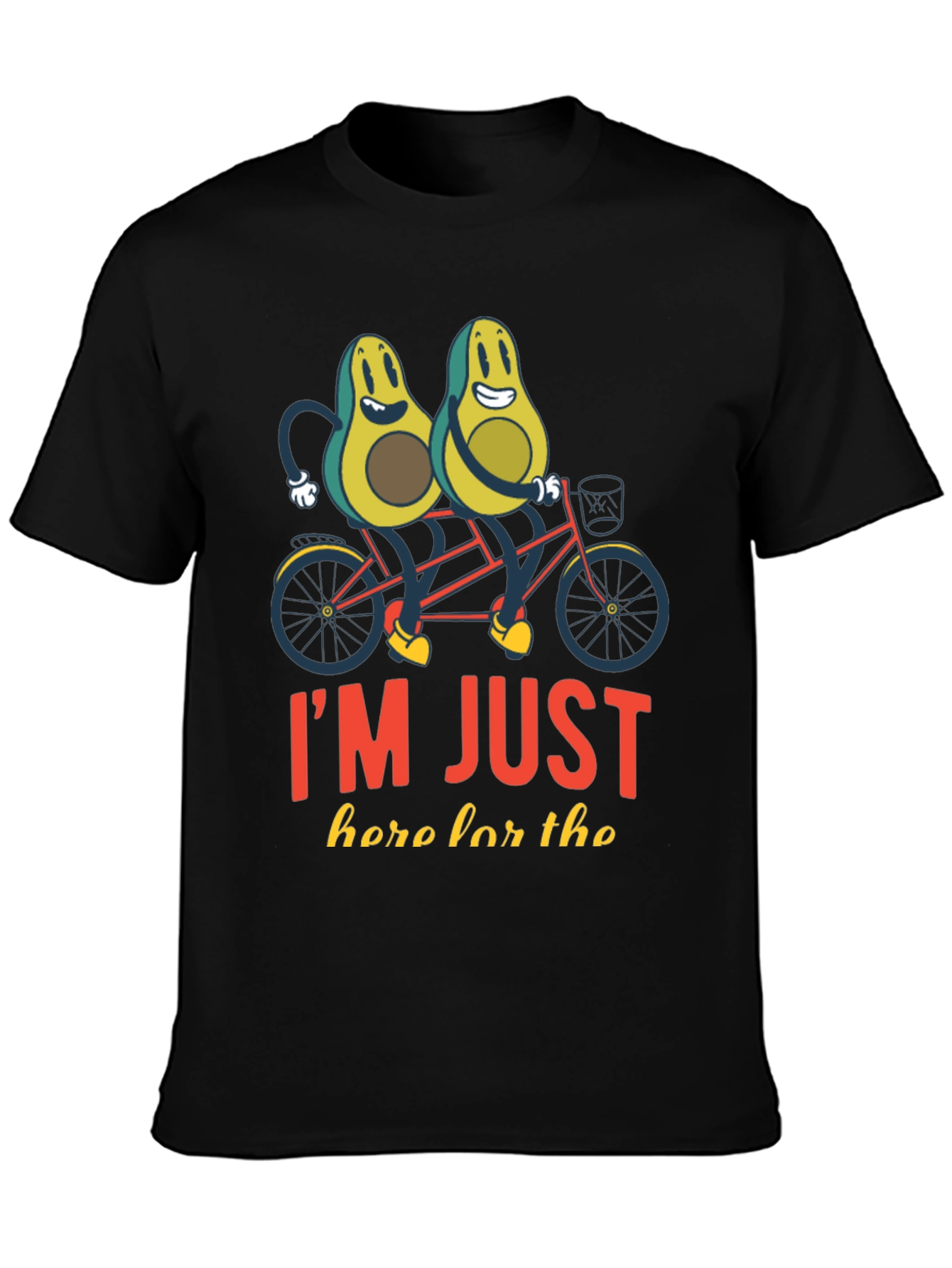 Avocado Tandem Bike Graphic Tee