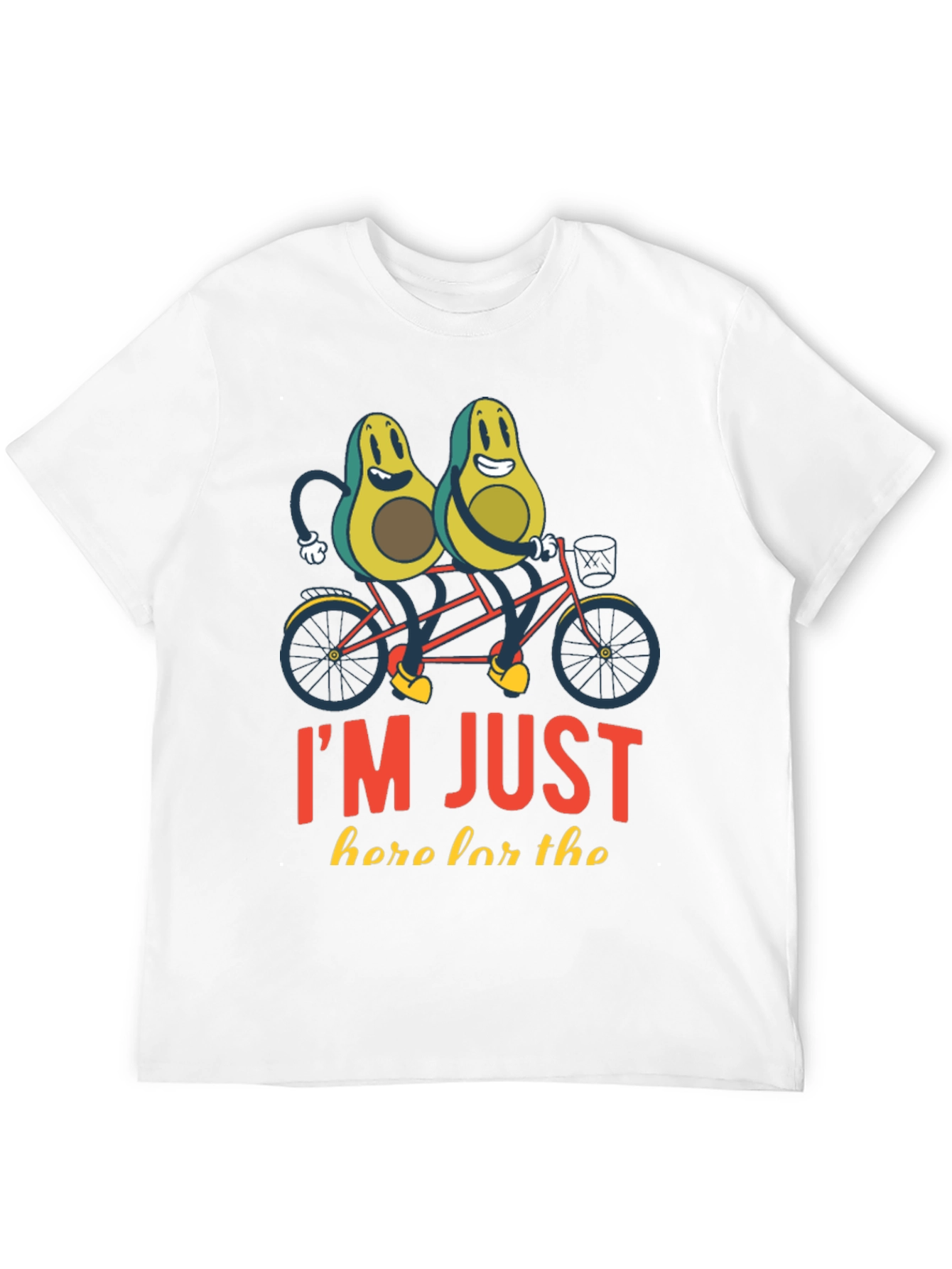 Avocado Tandem Bike Graphic Tee