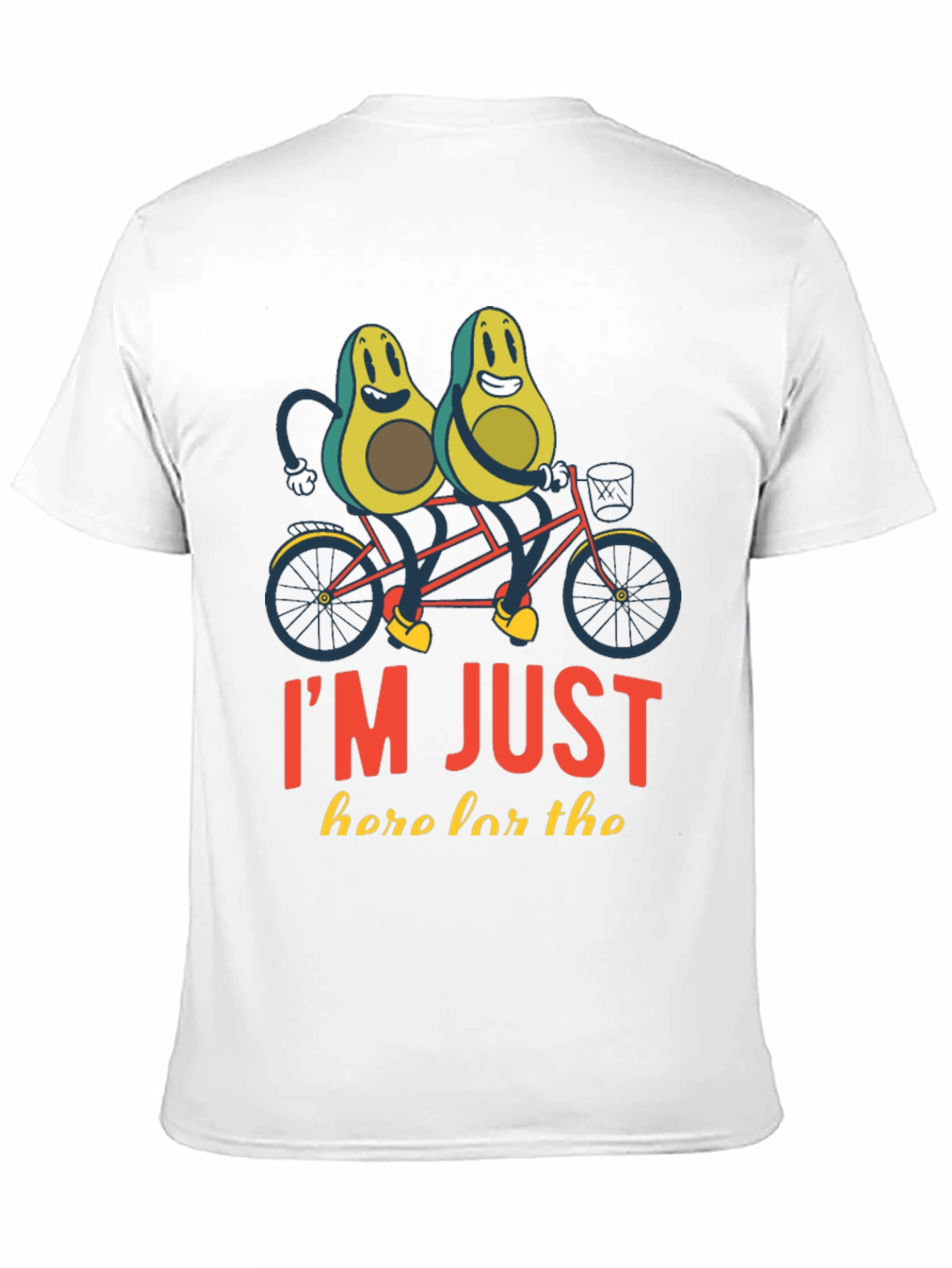 Avocado Tandem Bike Graphic Tee