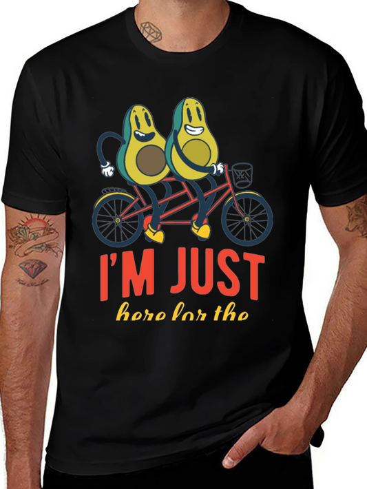 Avocado Tandem Bike Graphic Tee