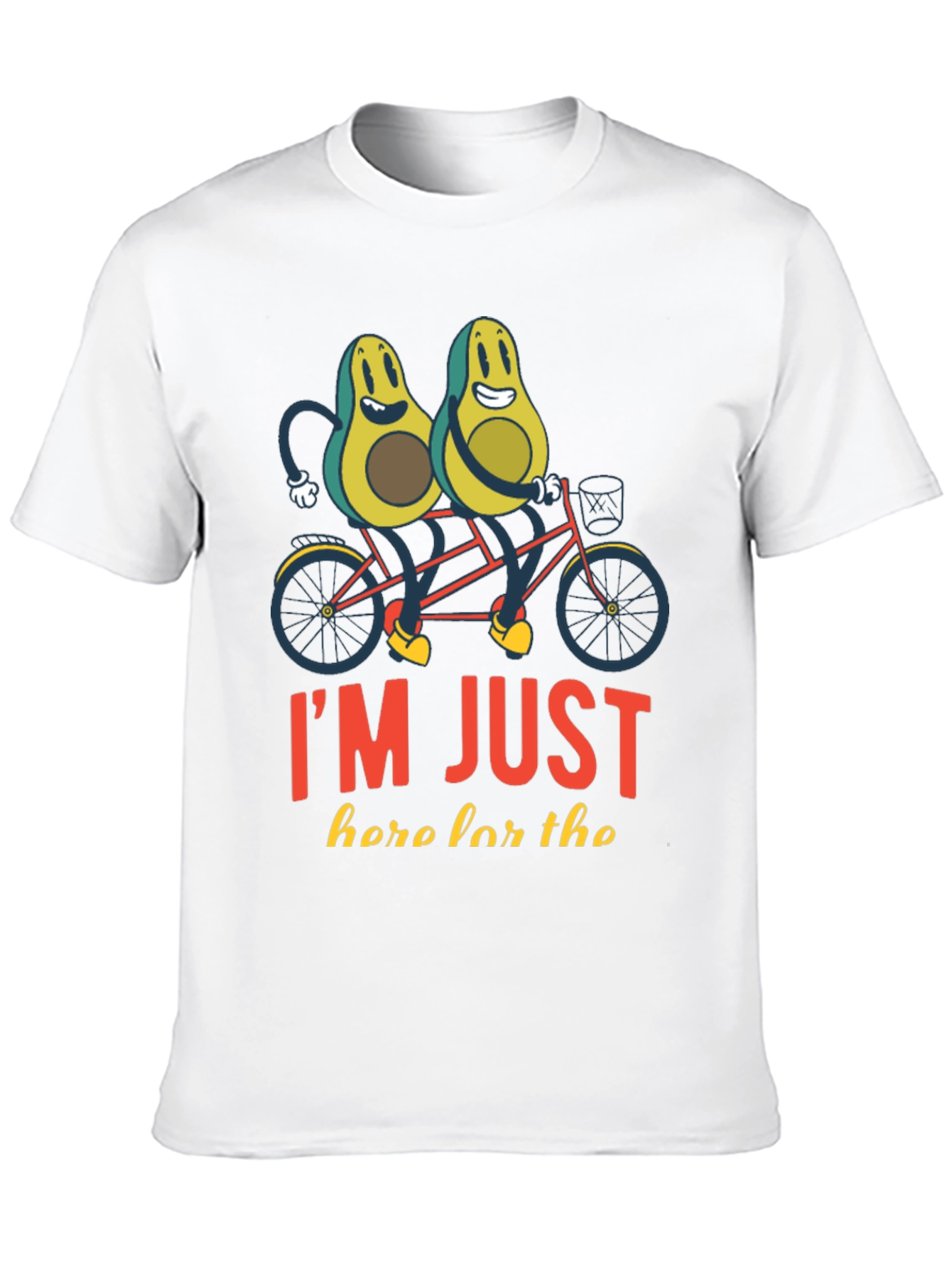 Avocado Tandem Bike Graphic Tee
