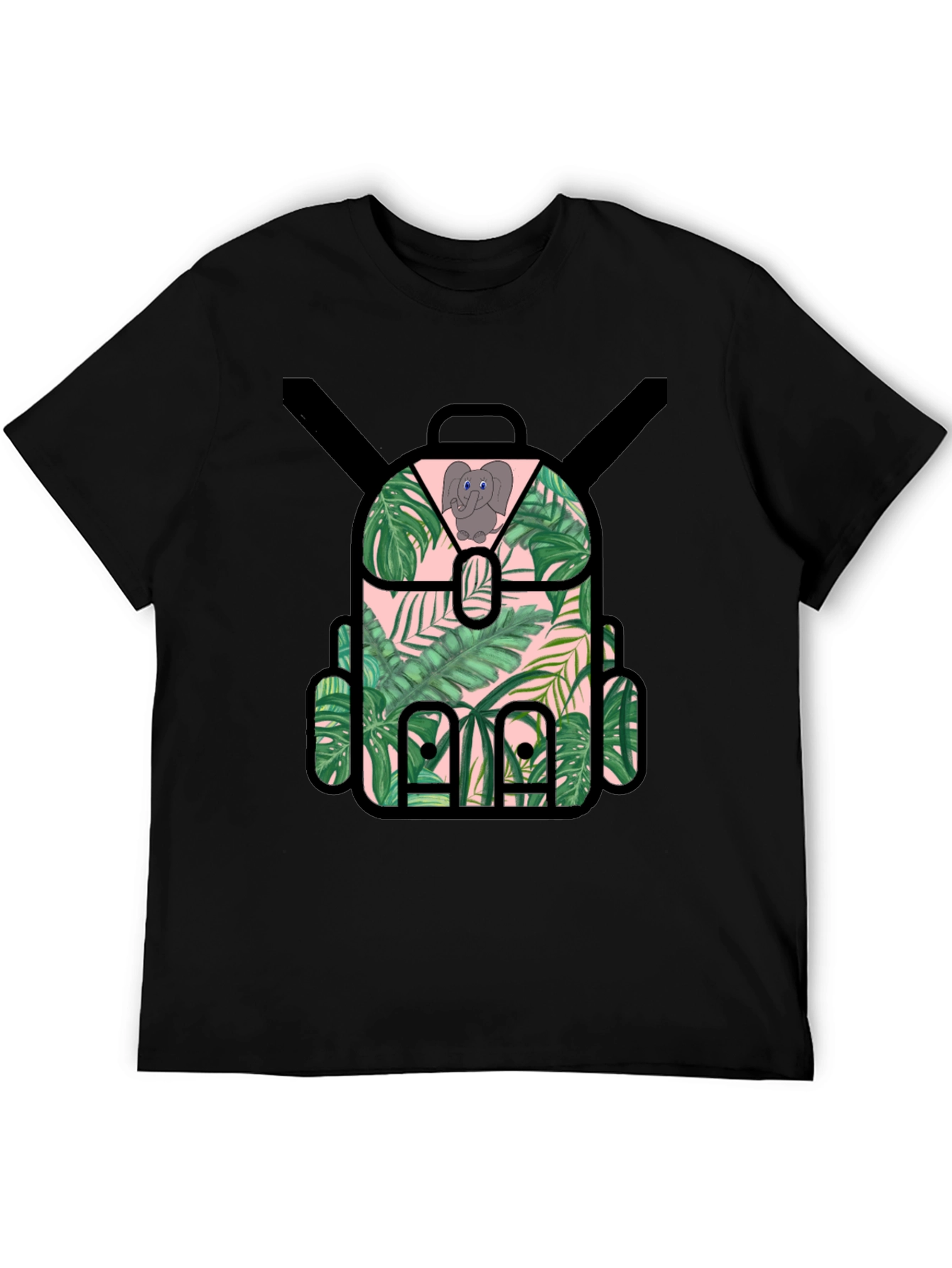 Tropical Backpack T-Shirt
