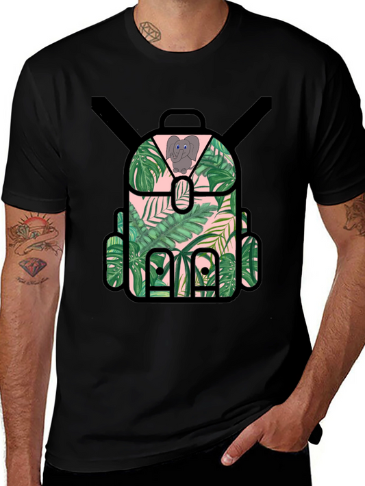 Tropical Backpack T-Shirt