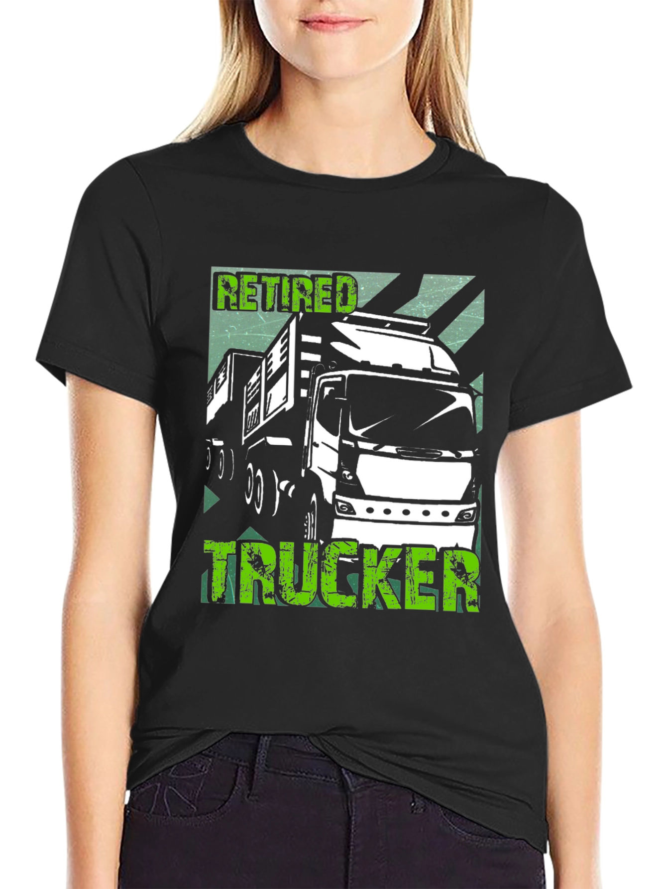 Retired Trucker Graphic T-Shirt